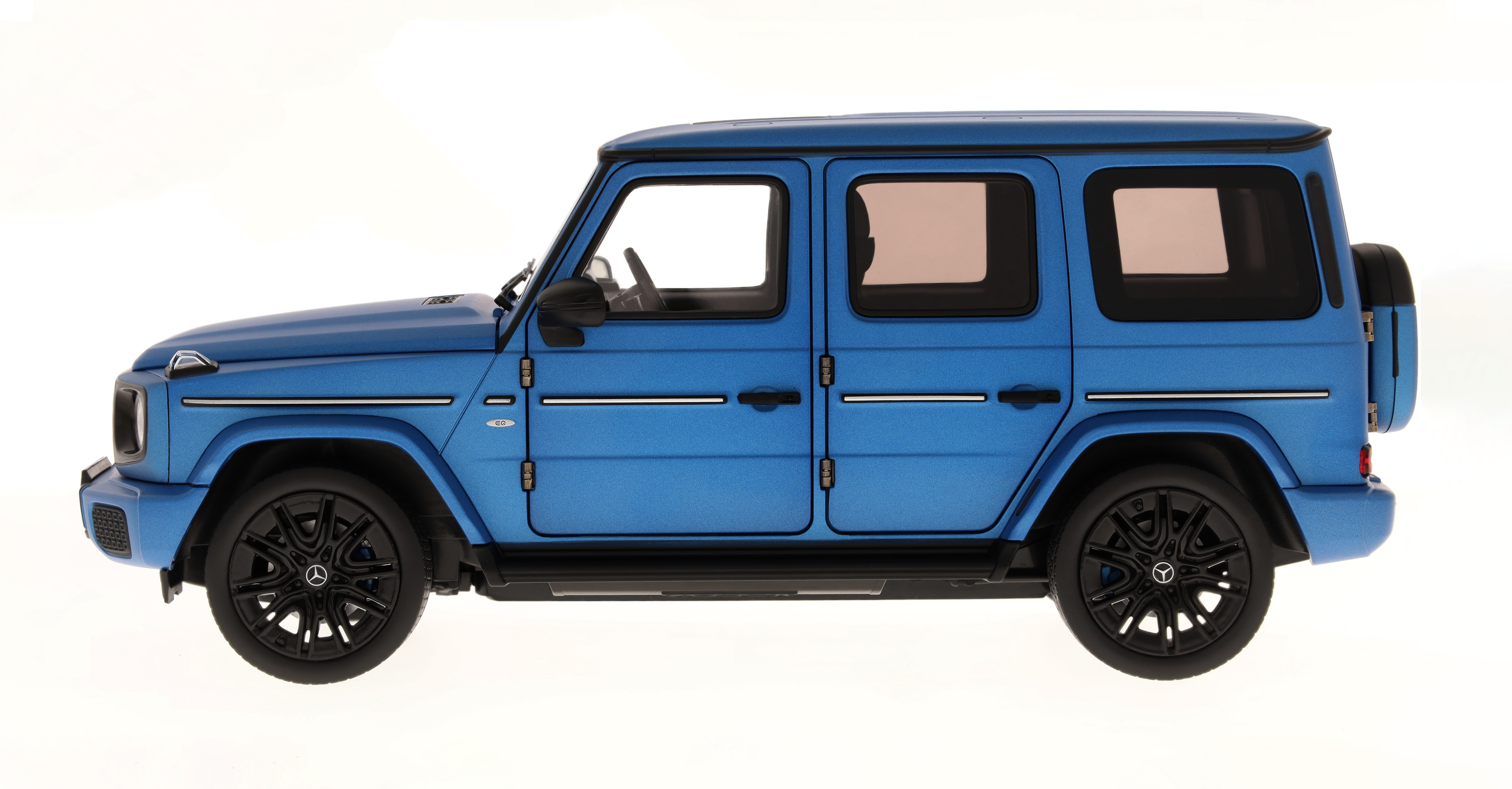 G 580 with EQ Technology, Samochody terenowe, AMG Line, N465 - MANUFACTORY south sea blue mango, Norev, 1:18