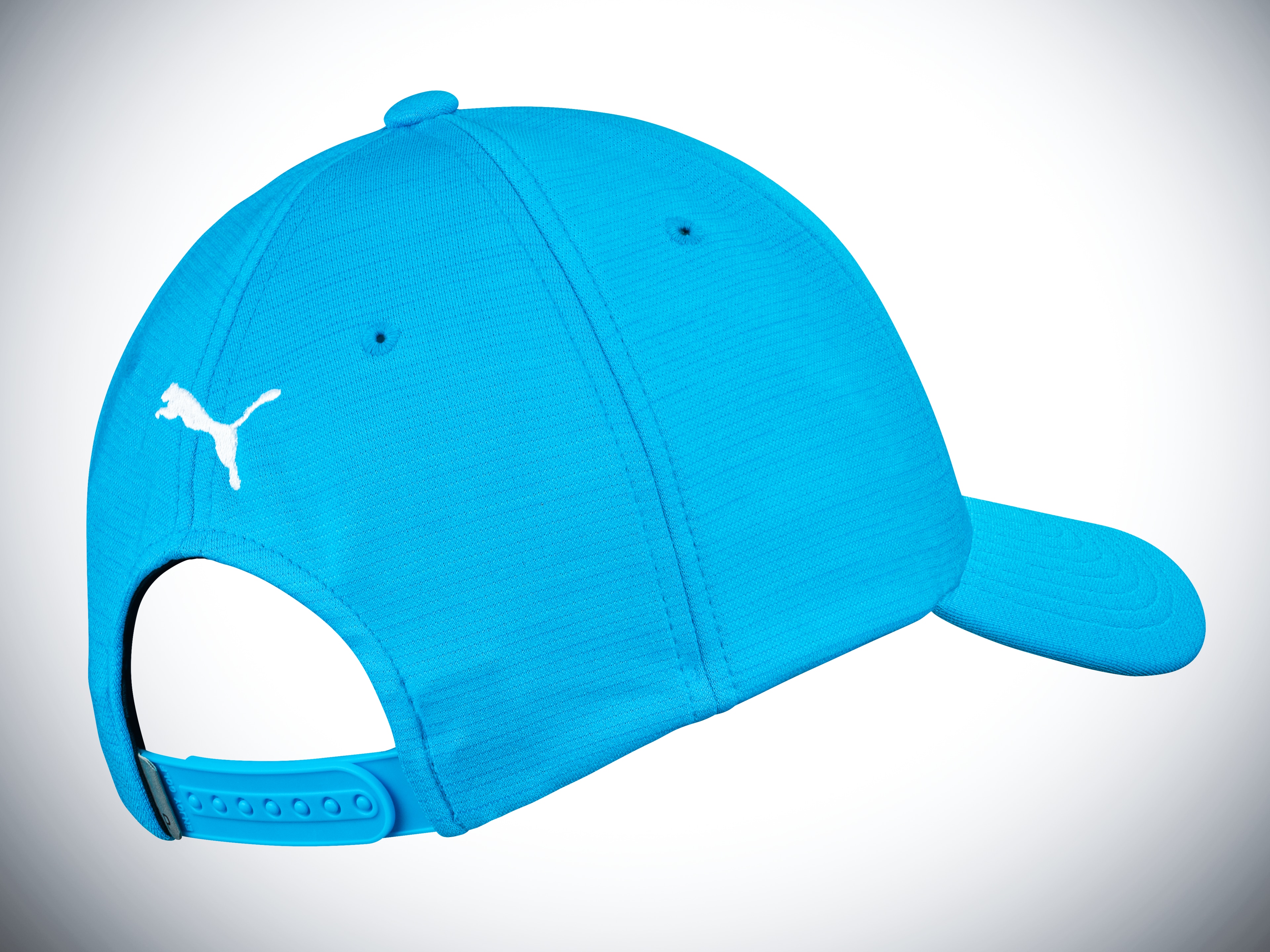 Czapka golfowa, P - aqua blue, poliester / elastan