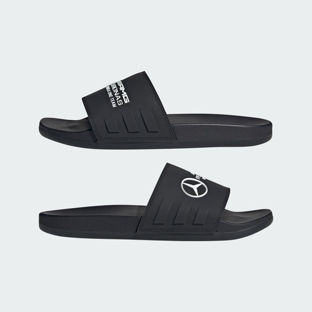 Klapki kąpielowe, Klapki Adilette Comfort, Mercedes-AMG F1 - czerń, 7, adidas