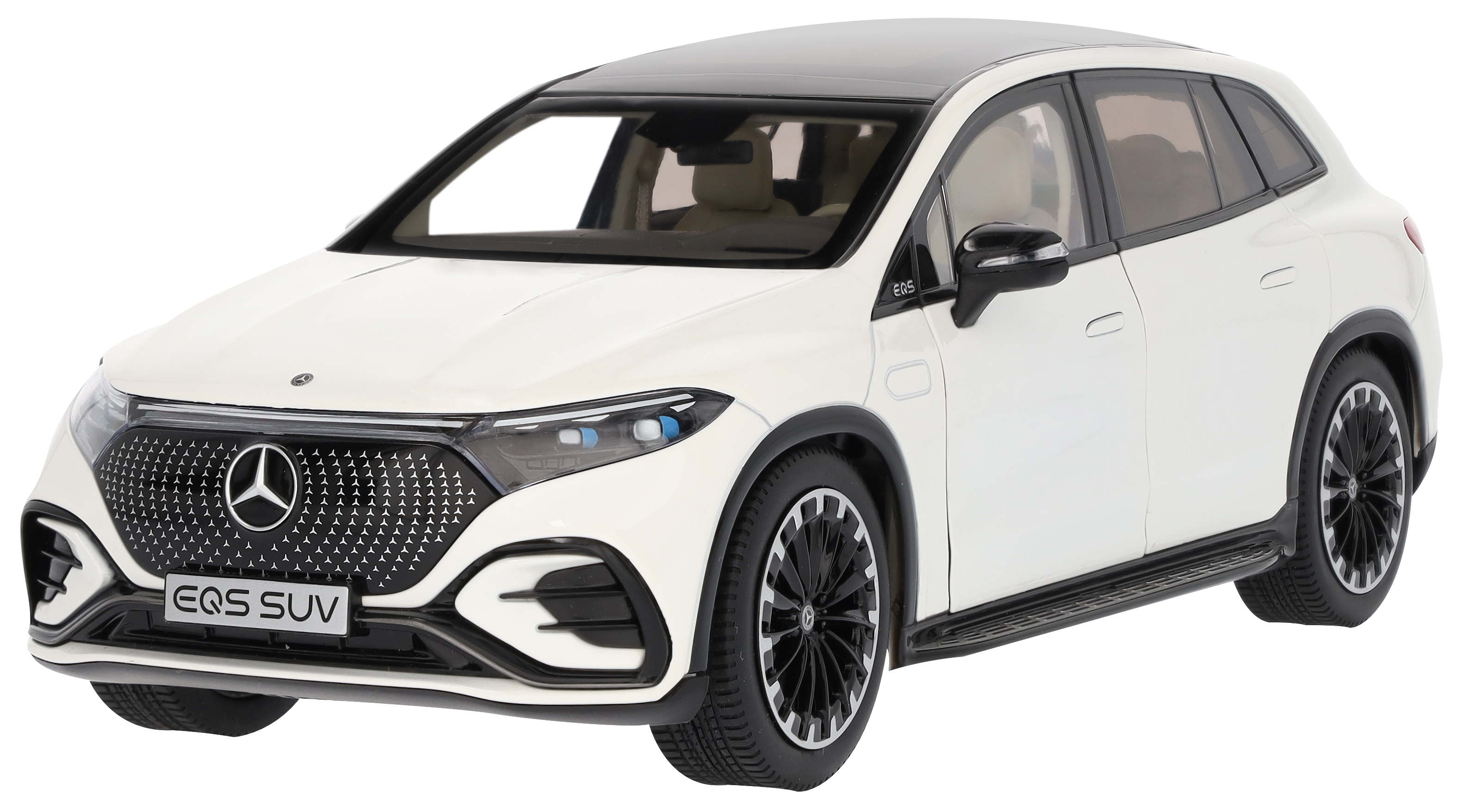 EQS SUV, AMG Line, X296 - G manufactory diamond white bright, NZG, 1:18