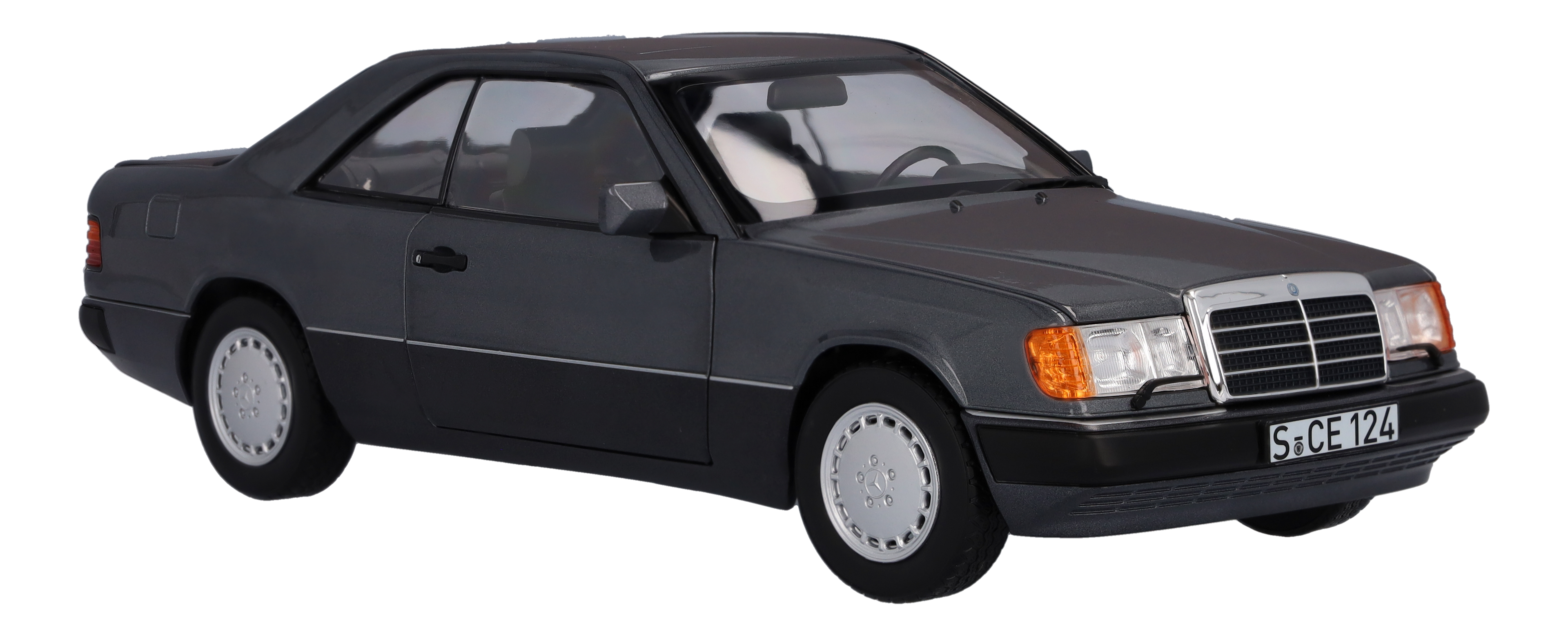 300 CE-24 Coupé C124 (1988-1992) - szarość masy perłowej, Norev, 1:18