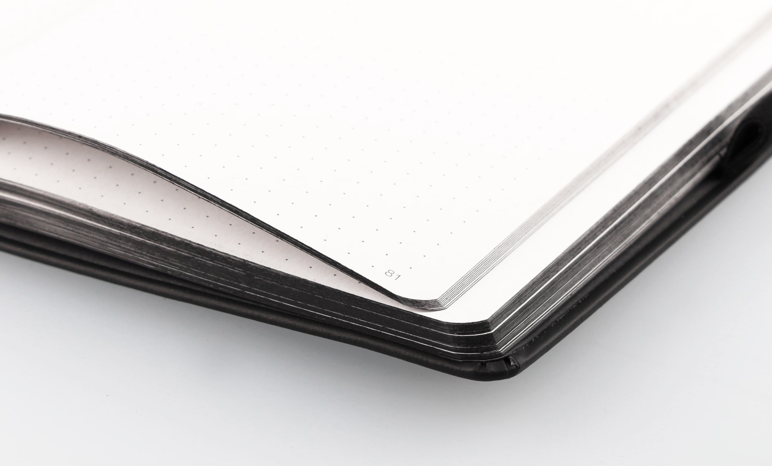 AMG Lanybook - czerń, skóra jabłkowa (wegańska), Lanybook