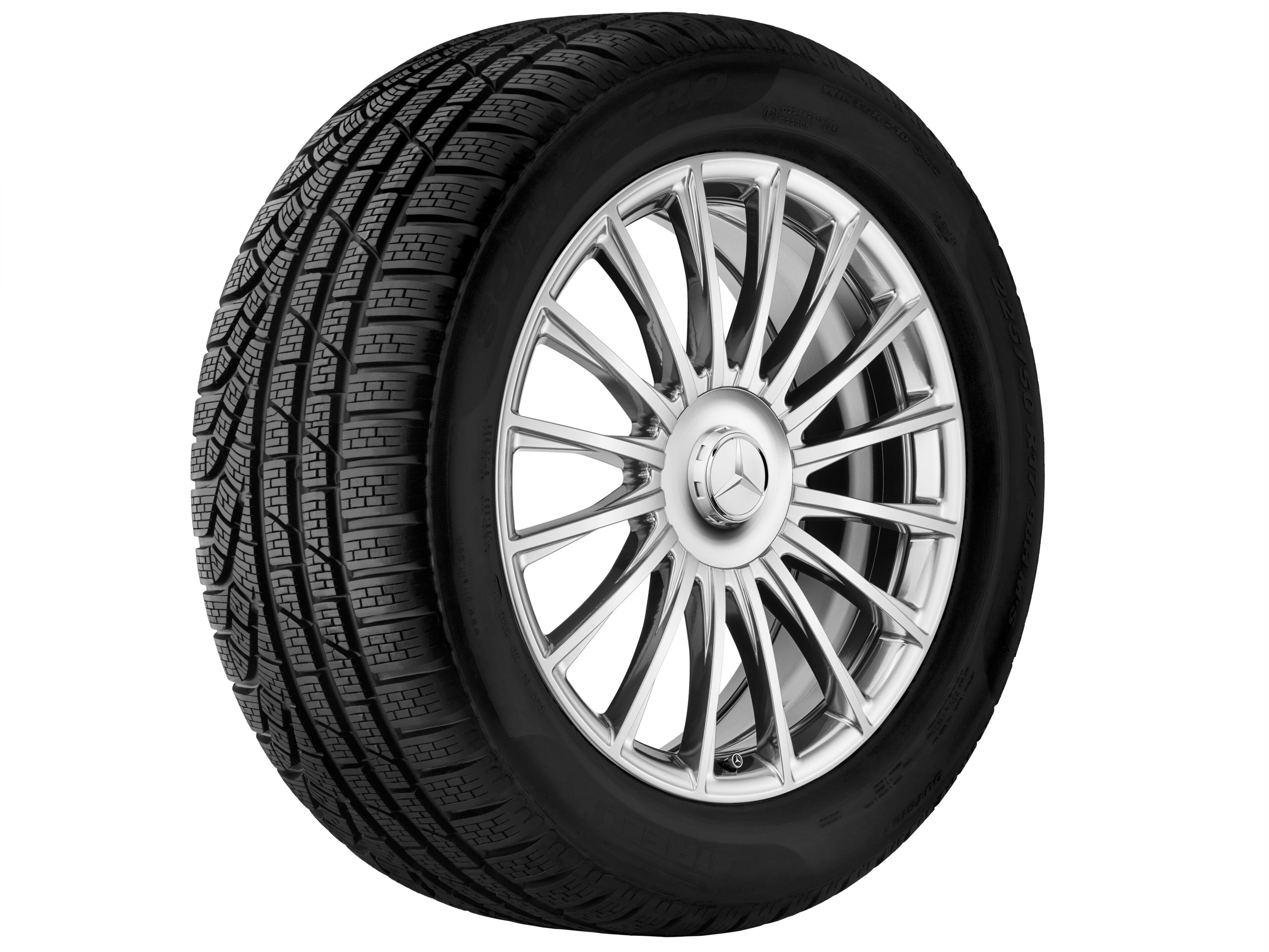 Obręcz wieloramienna, 50,8 cm (20 cali) - 8,5 J x 20 ET 38, srebrny, polerowane