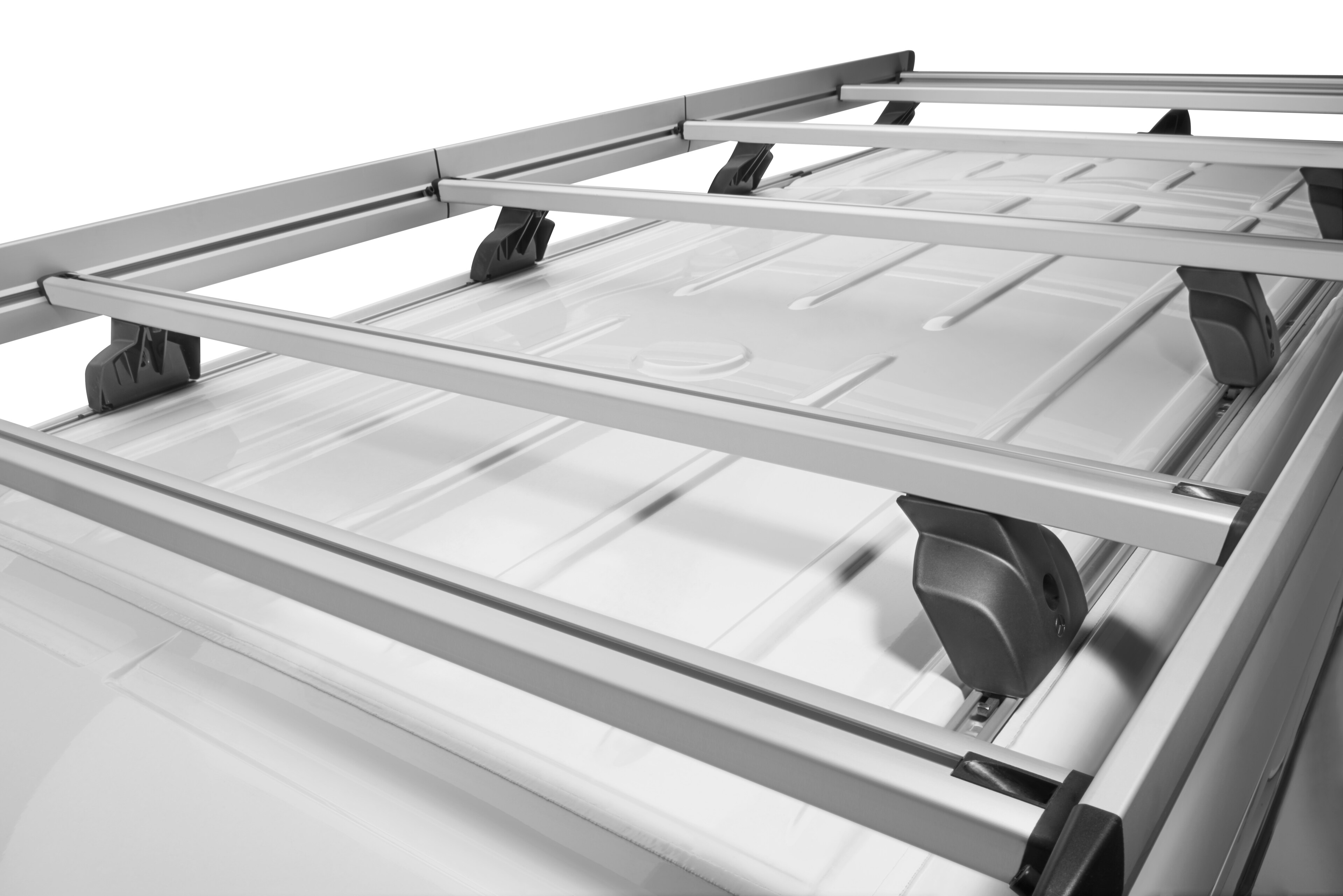 Kosz ładunkowy, A4, super-długi - aluminium / stal / tworzywo sztuczne, srebrny / czerń