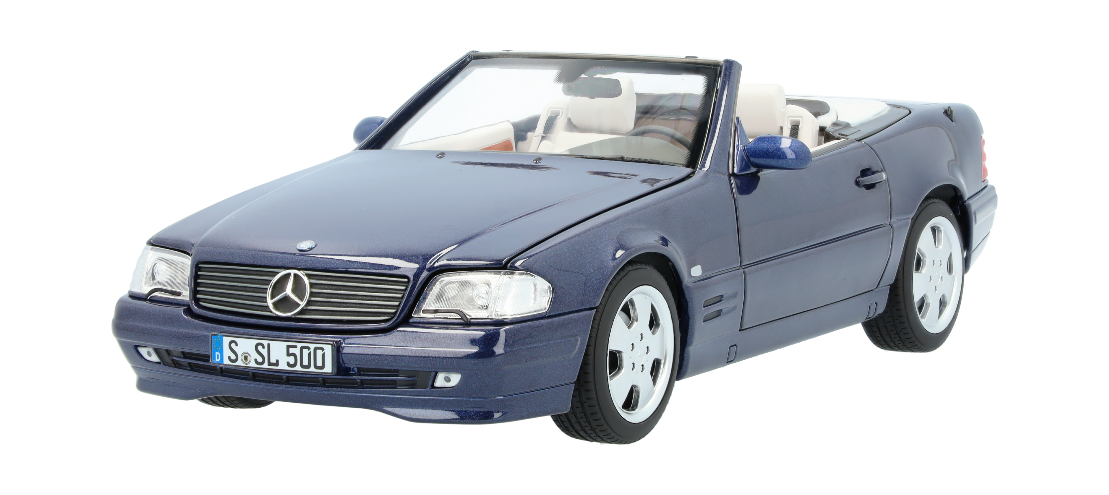 SL 500 R129 (1998-2001) - błękit lazurowy, Norev, 1:18