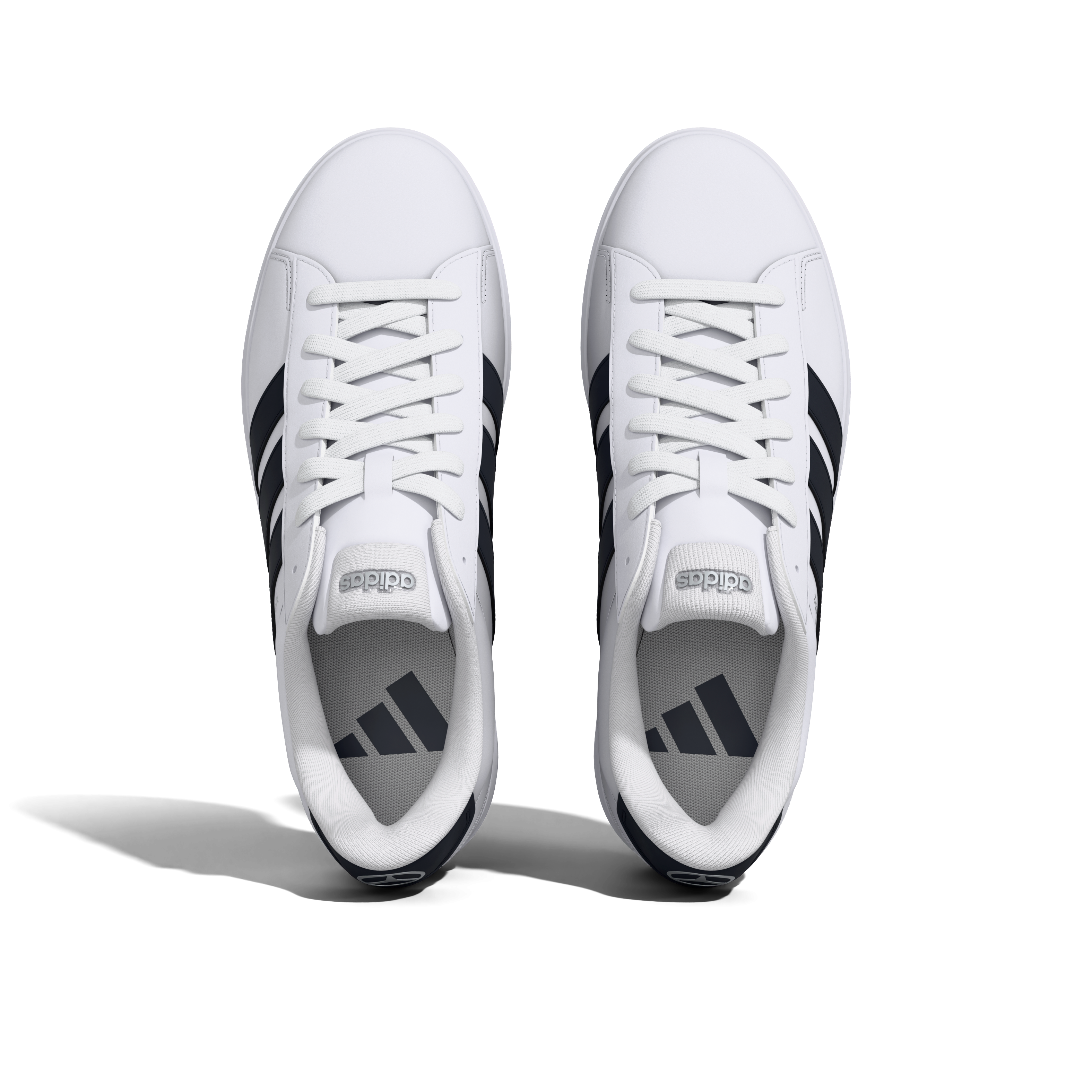 Sneakersy, Grand Court - biały, 9, adidas