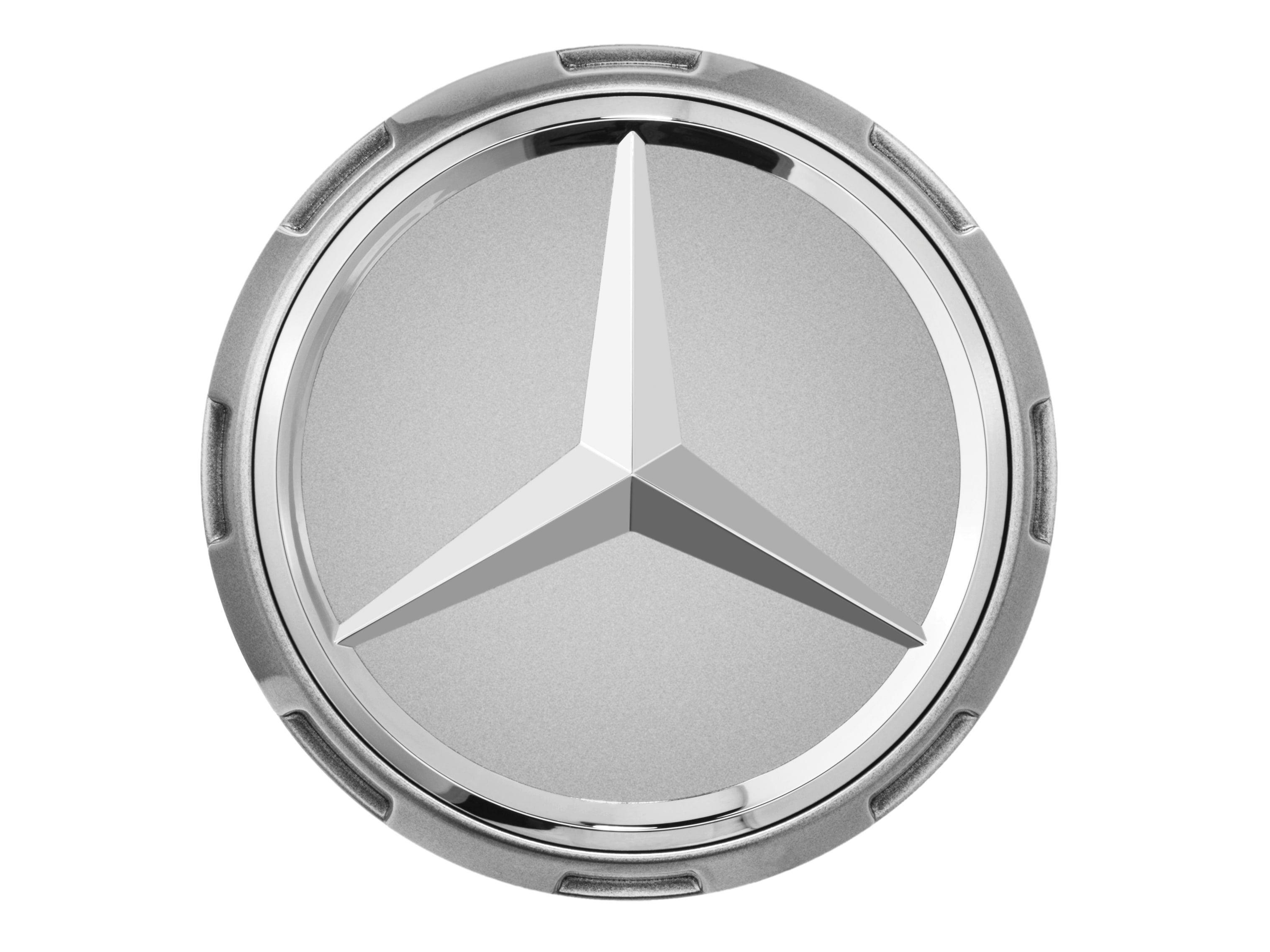 Osłona piasty koła AMG, ze stylizacją na centralne mocowanie, Do otworu centrującego o średnicy 71,8 mm - chromeshadow dark metallic