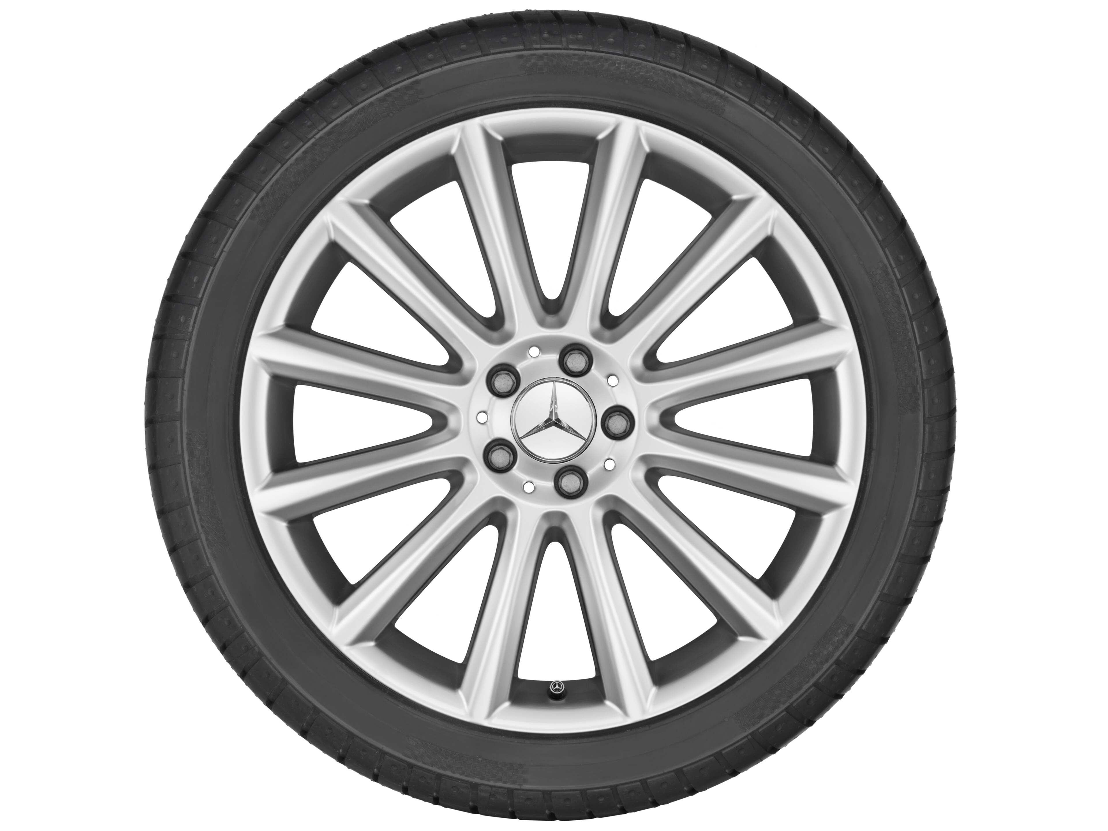 Obręcz 12-ramienna, 50,8 cm (20 cali) - 8,5 J x 20 ET 67, srebro sterling