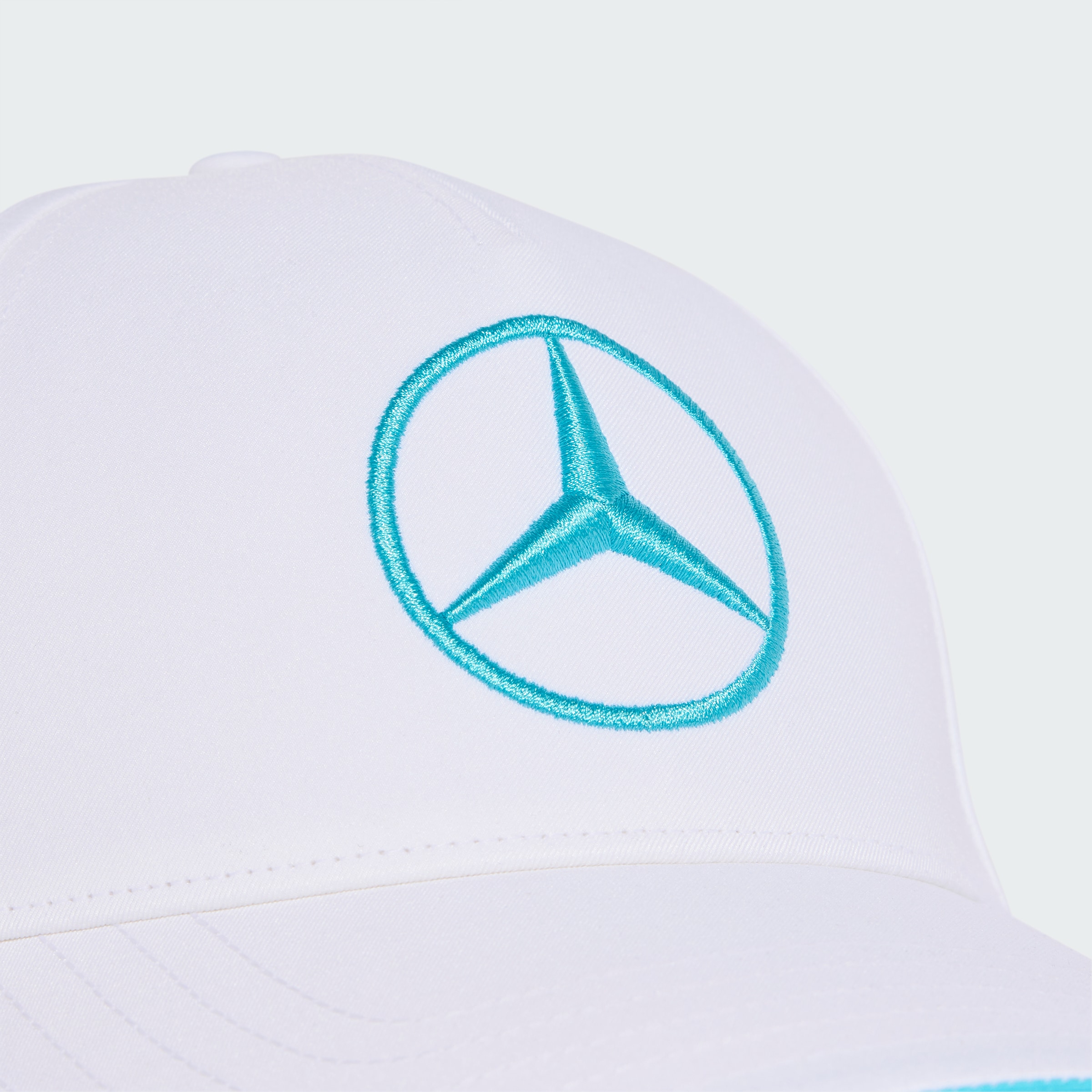 Czapka, George Russell, Mercedes-AMG F1 - biały, poliester (z recyklingu)