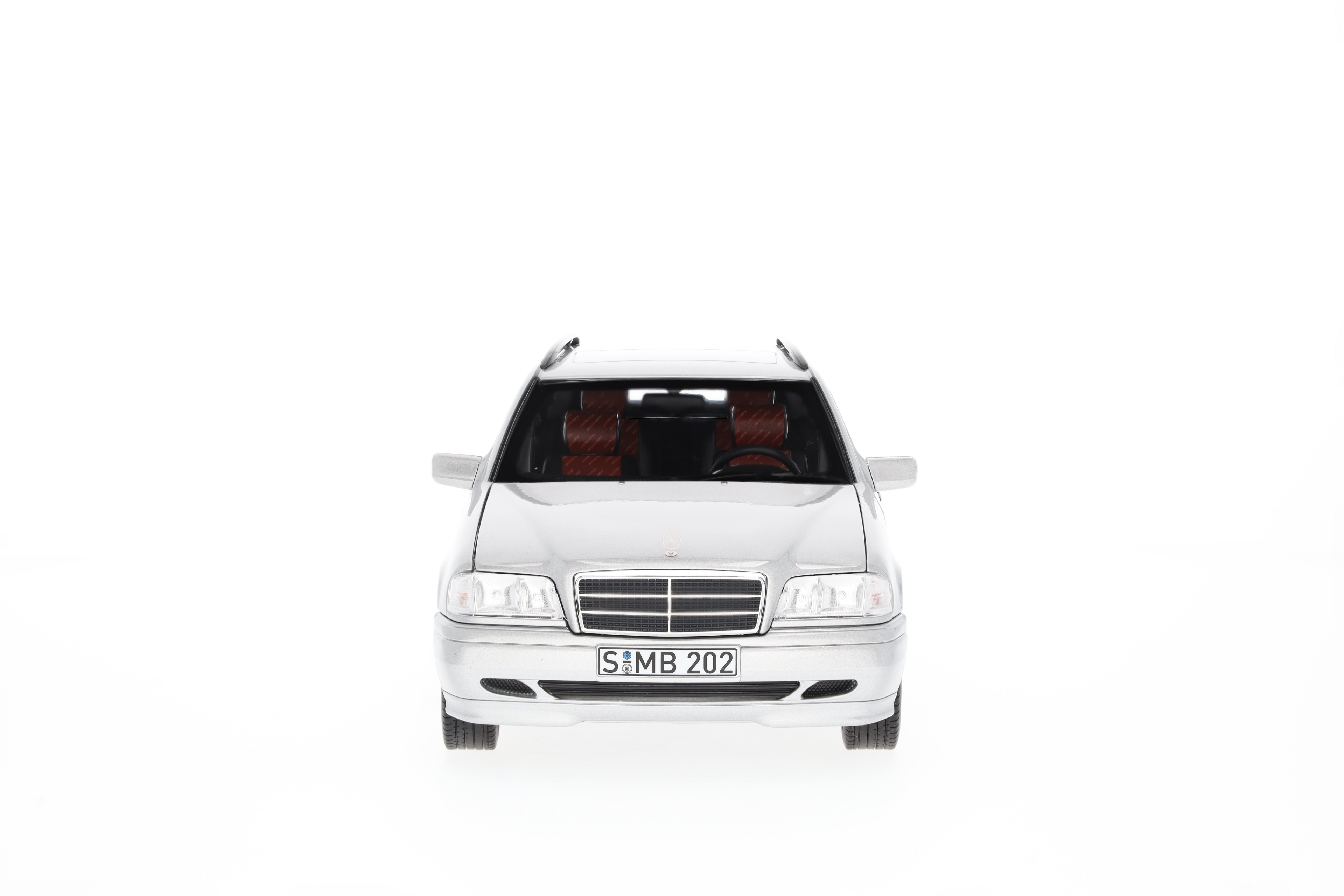C 200 kombi S 202 (1997-2001) - srebrny brylantowy, Norev, 1:18