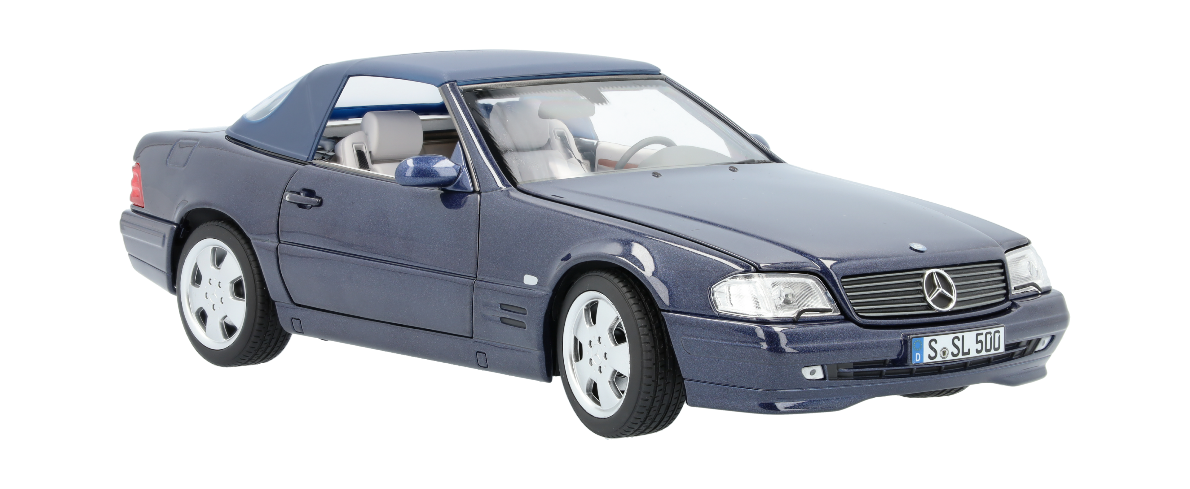SL 500 R129 (1998-2001) - błękit lazurowy, Norev, 1:18