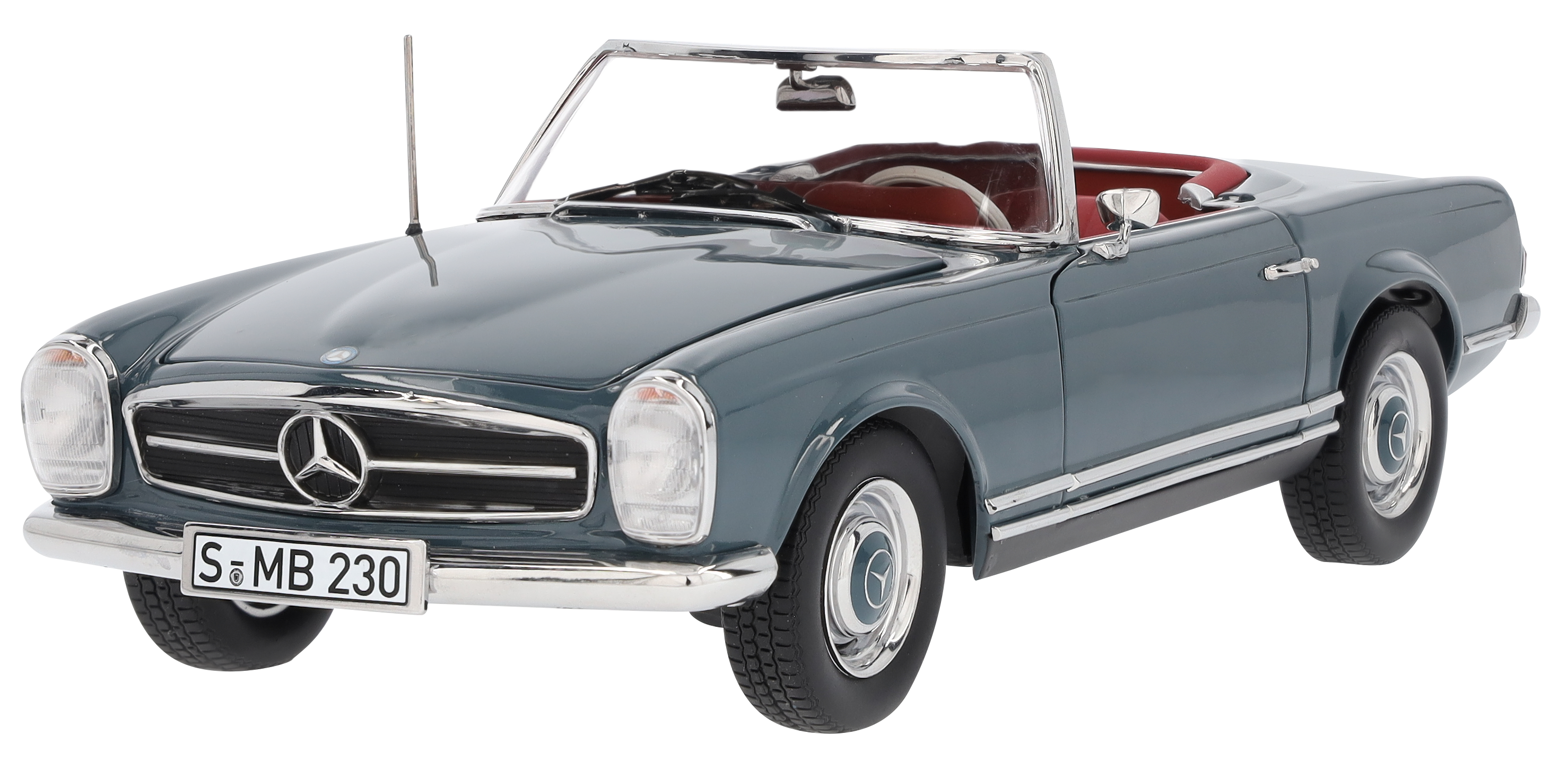 230 SL Pagoda W 113 (1963-1967) - niebieskoszary, Norev, 1:18