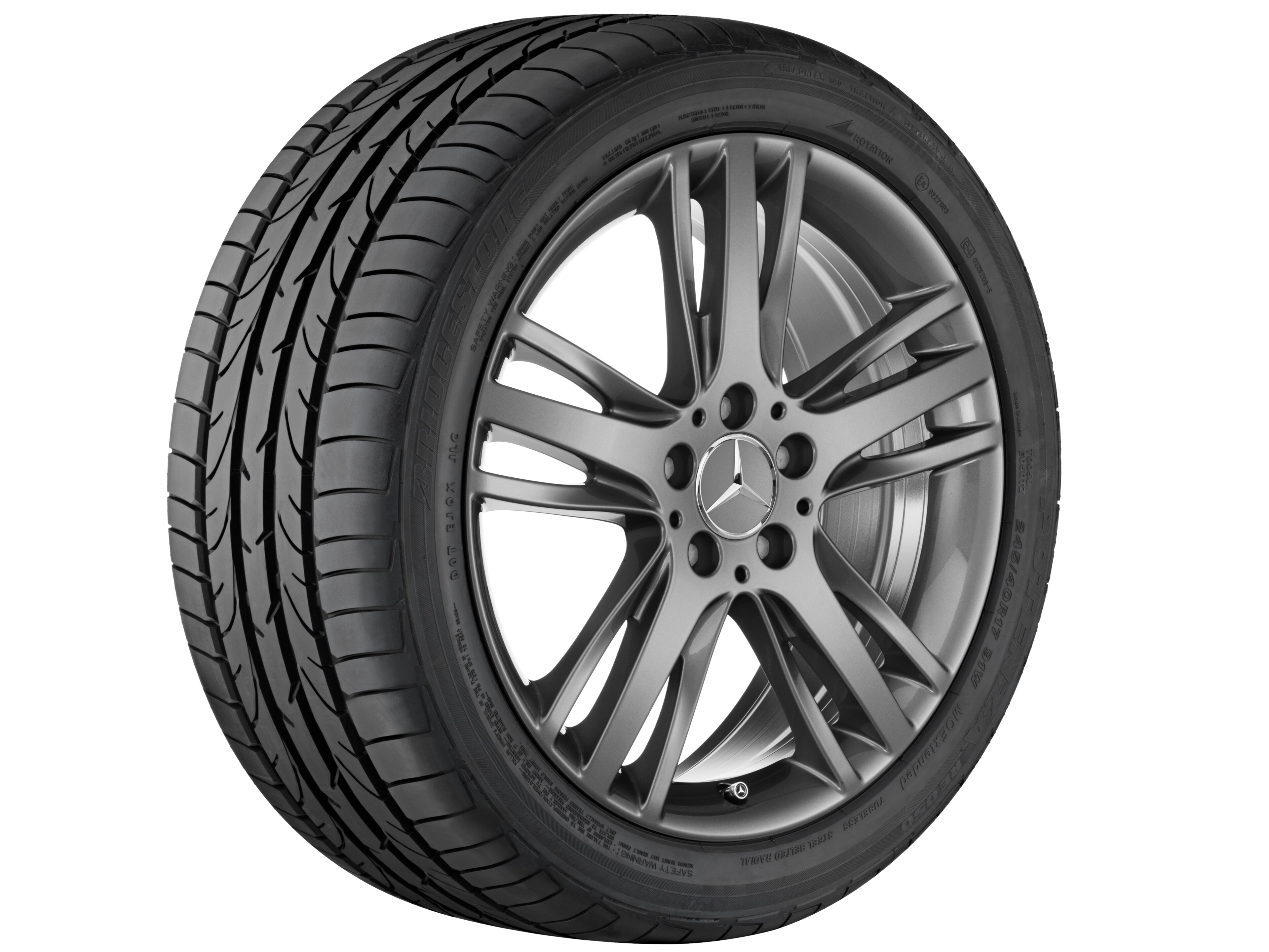 Obręcz z 5 potrójnymi ramionami, 45,7 cm (18 cali) - 7,5 J x 18 ET 52, tremolit-metallic, lakierowane