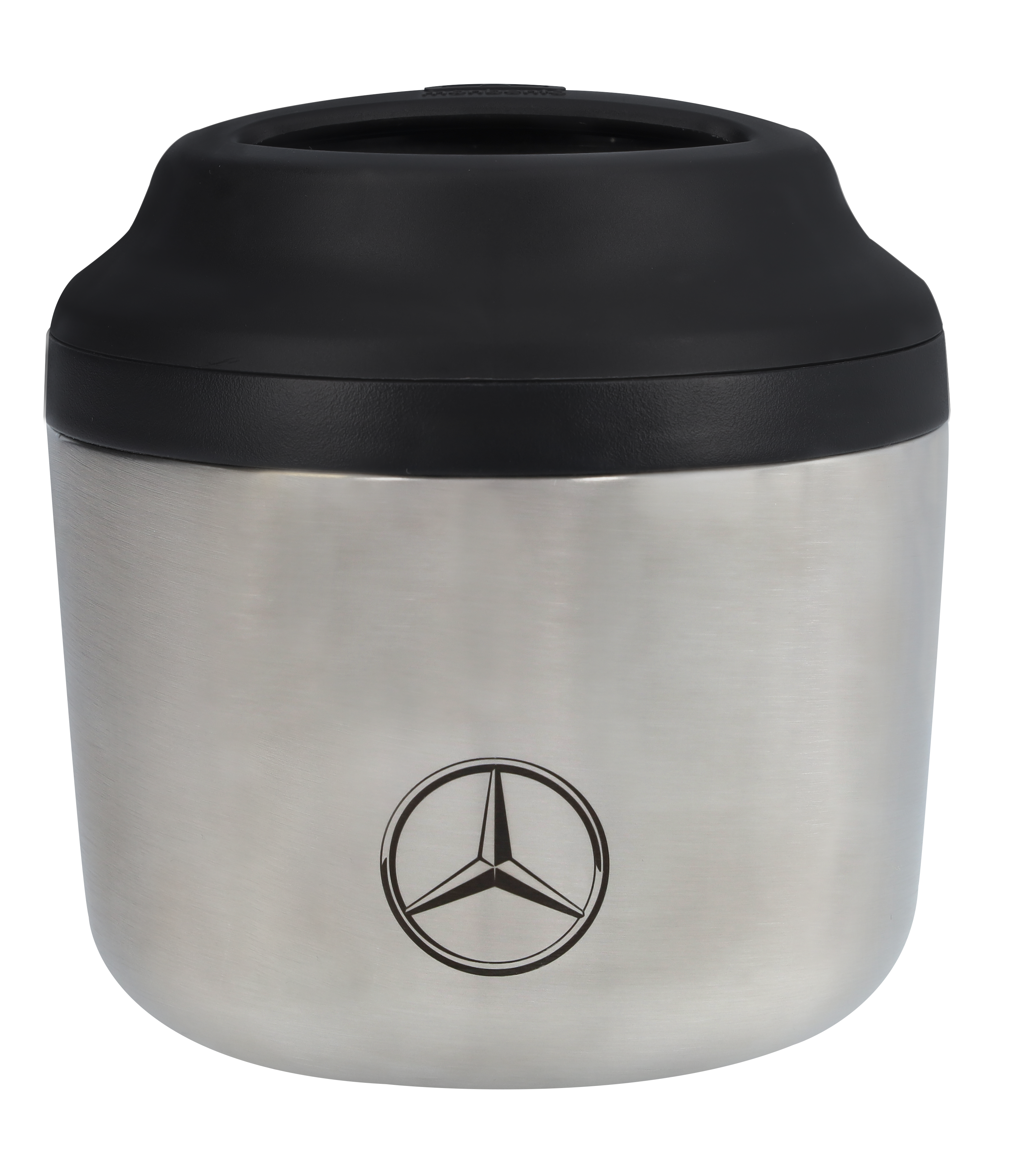 Isotherm-Lunchbox - czarnosrebrny, stal nierdzewna / polipropylen / silikon, monbento®, 550 ml