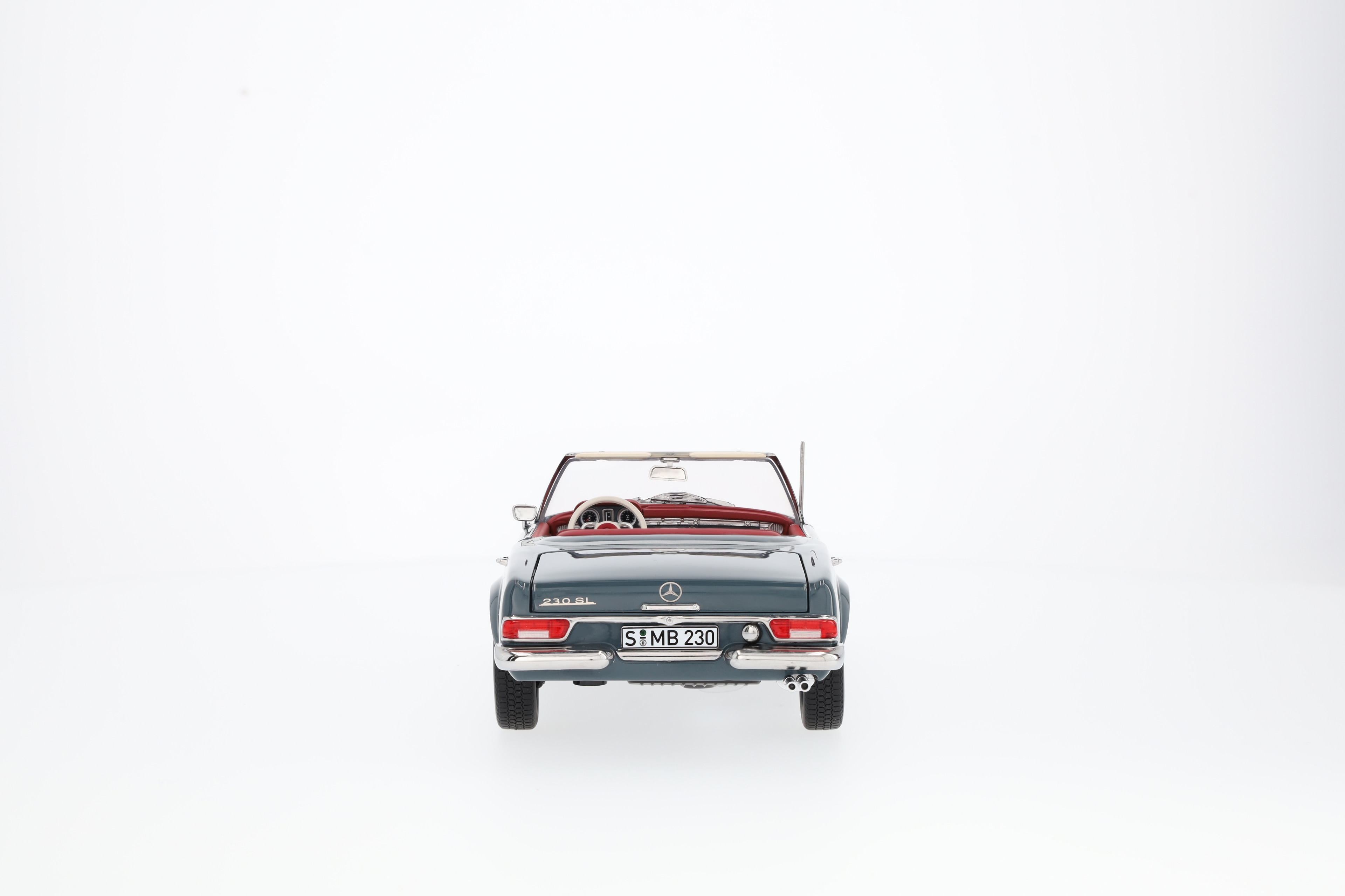 230 SL Pagoda W 113 (1963-1967) - niebieskoszary, Norev, 1:18