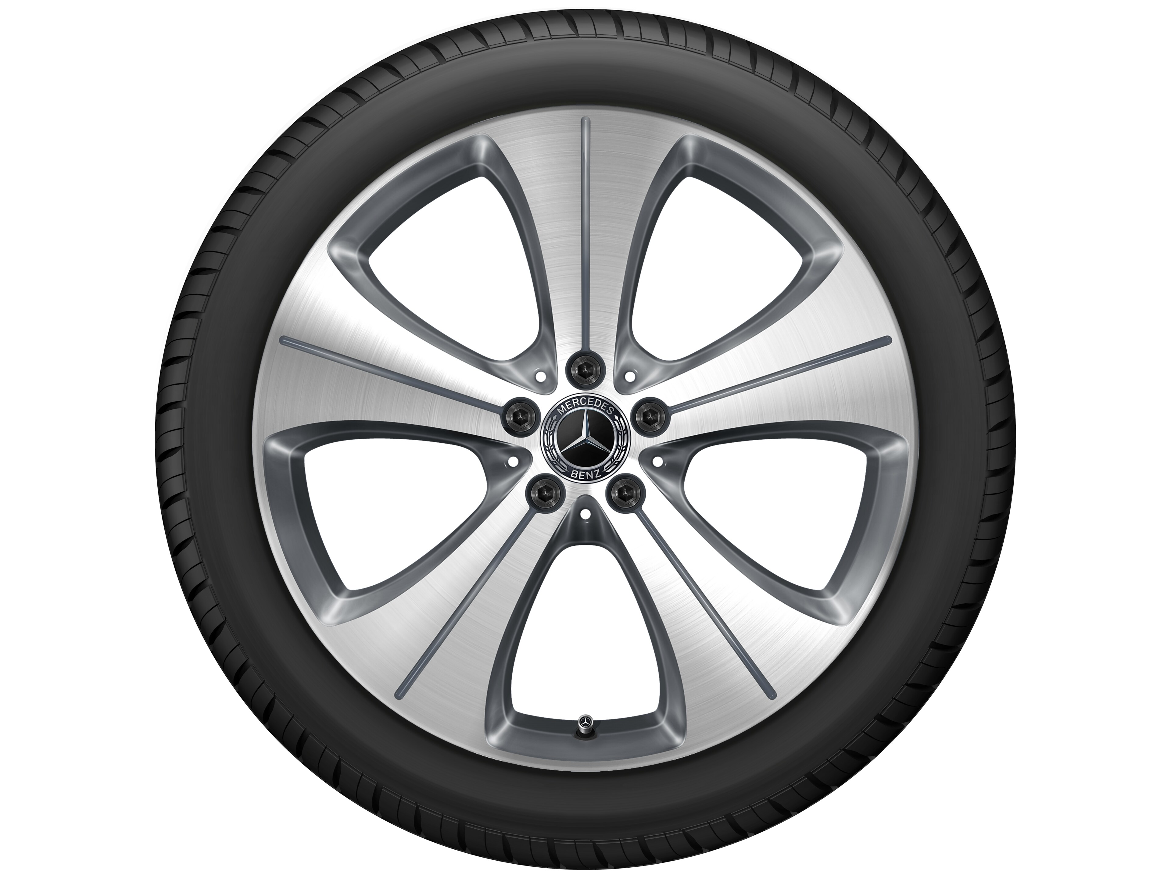 Obręcz 5-otworowa, 50,8 cm (20 cali) - 8 J x 20 ET 48, tremolit-metallic, toczone na połysk