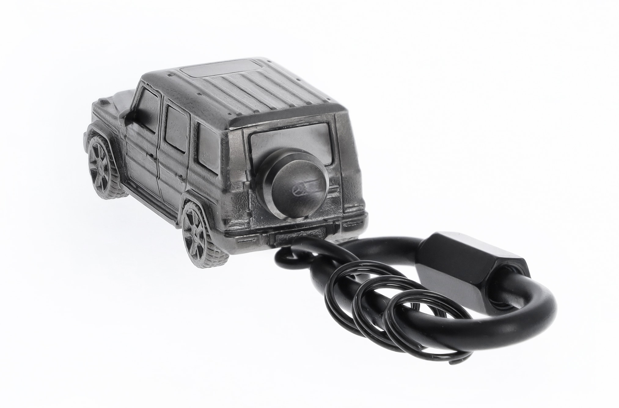 Breloczki do kluczy, G-Class - antracyt / czerń, odlew cynku / stal nierdzewna, powlekane proszkowo
