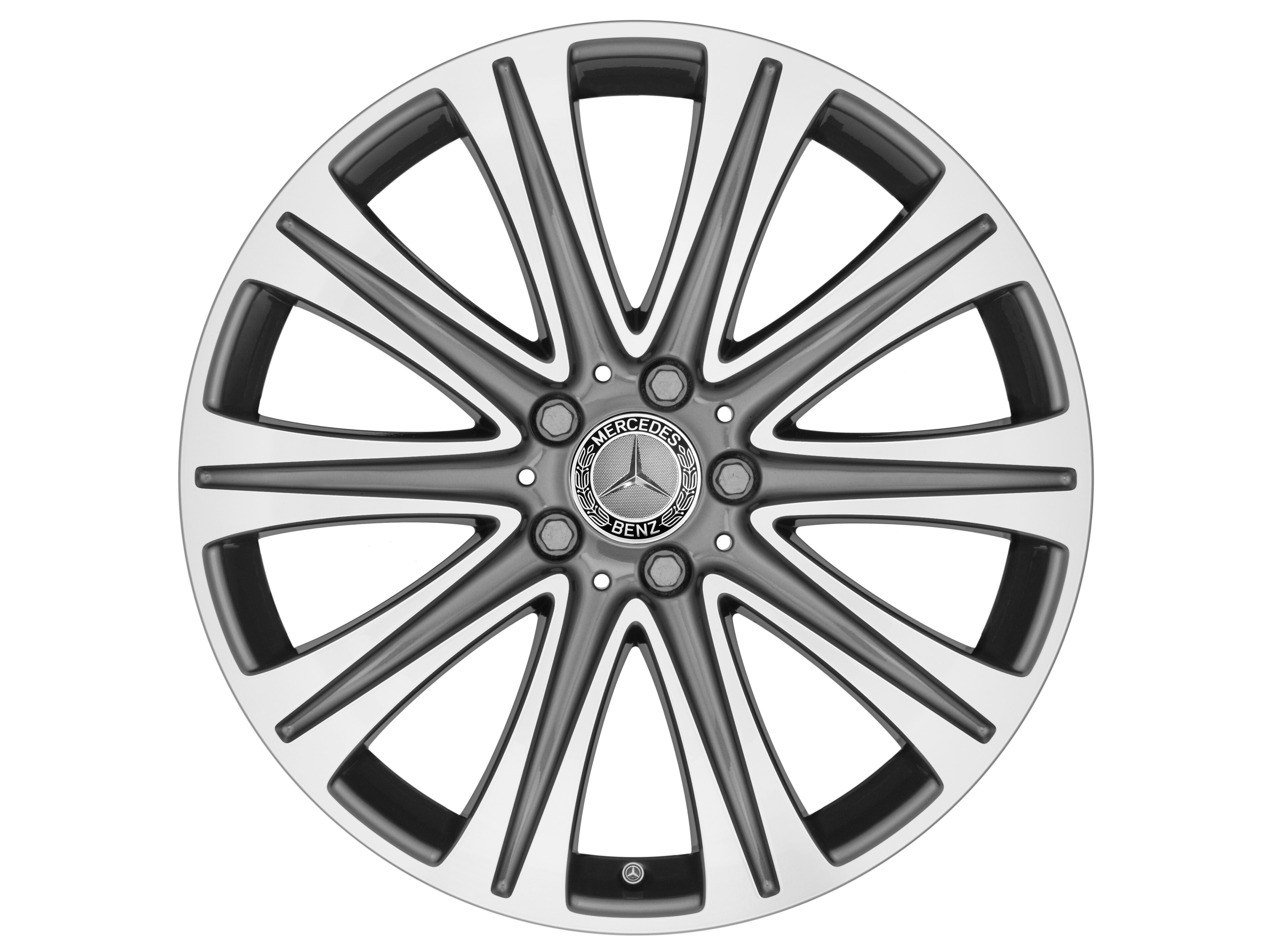 Obręcz 10-ramienna, 48,3 cm (19 cali) - 8 J x 19 ET 43, tremolit-metallic, toczone na połysk