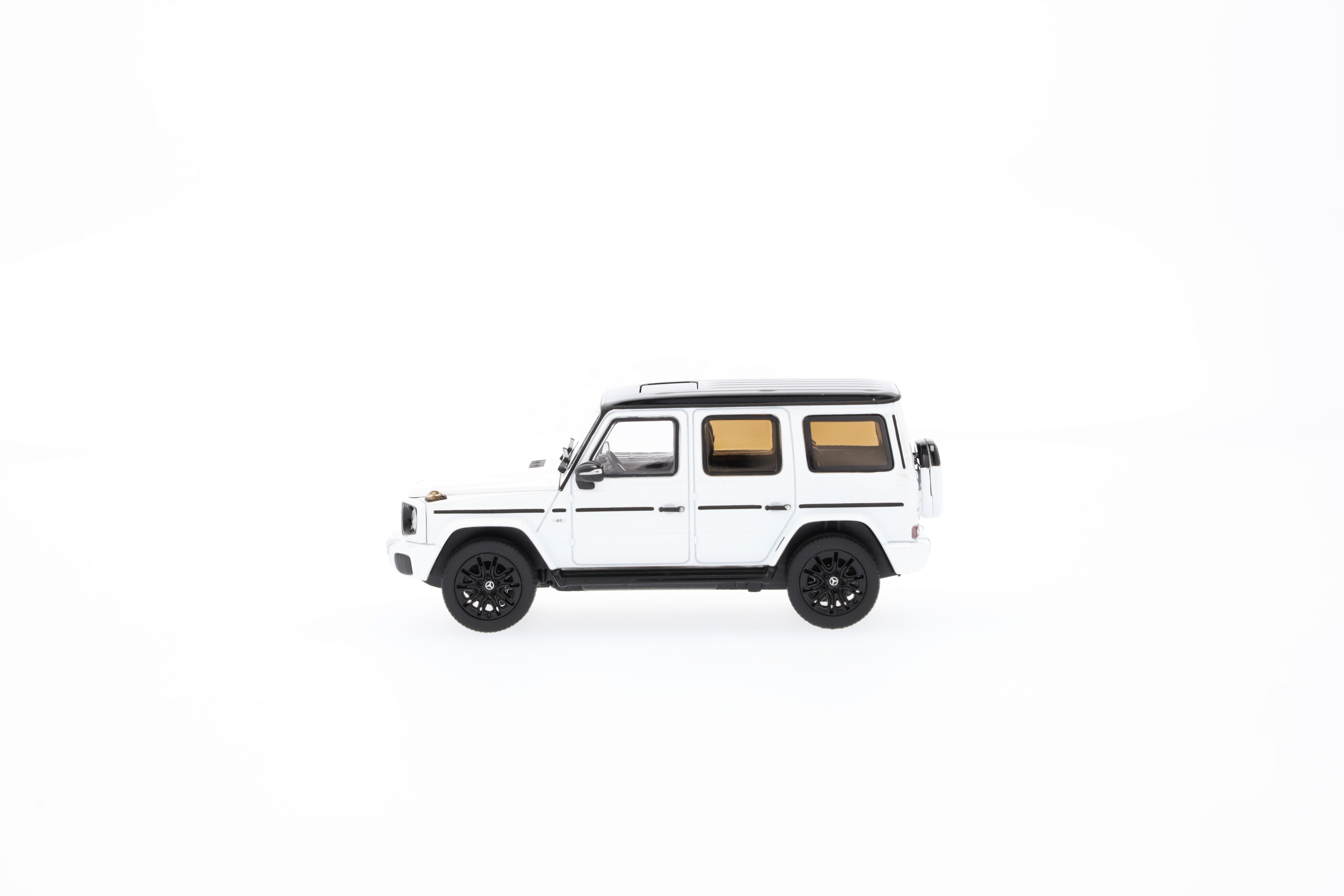 G 580 with EQ Technology, Samochody terenowe, AMG Line, N465 - MANUFACTORY biel opalitu bright, Norev, 1:43