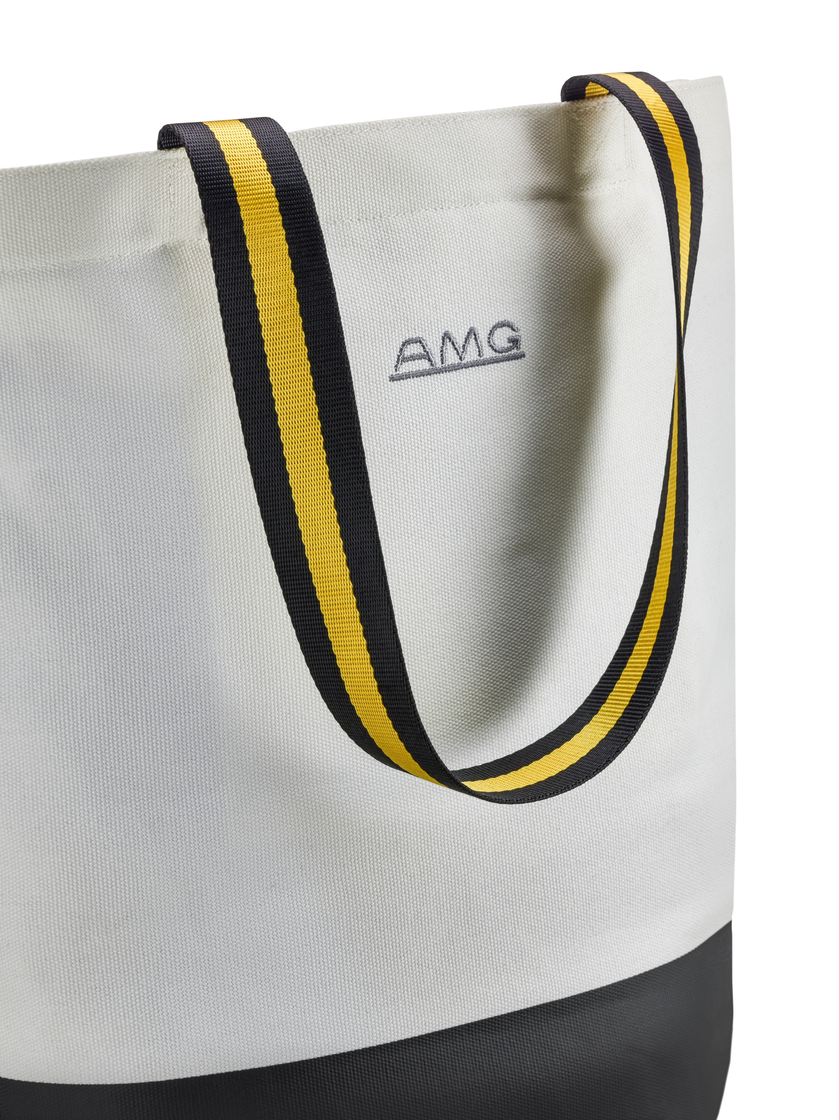 Torba na zakupy AMG - offwhite / czerń, bawełna
