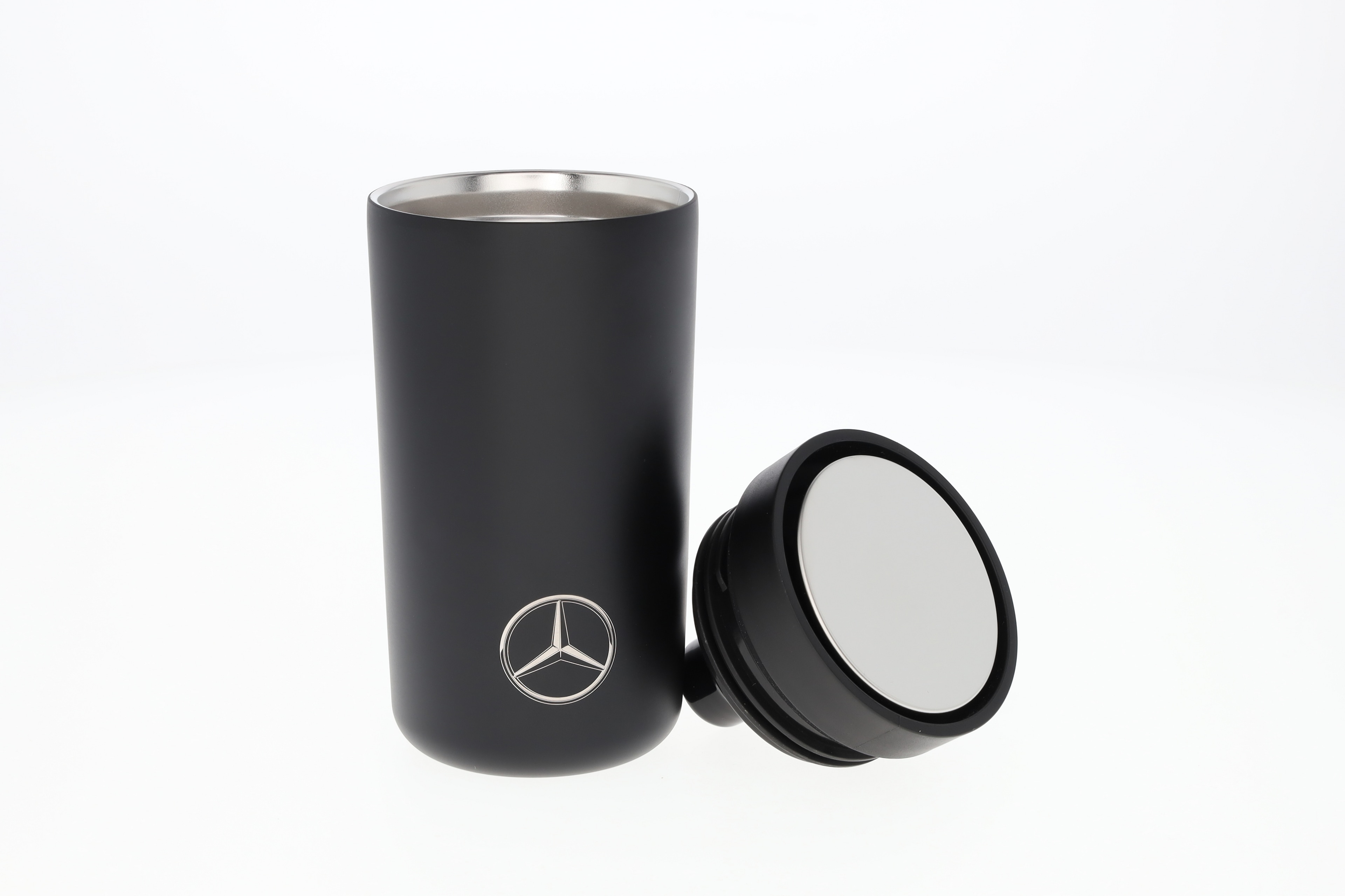 Kubek To Go - czerń, stal nierdzewna / polipropylen, Stelton, 200 ml