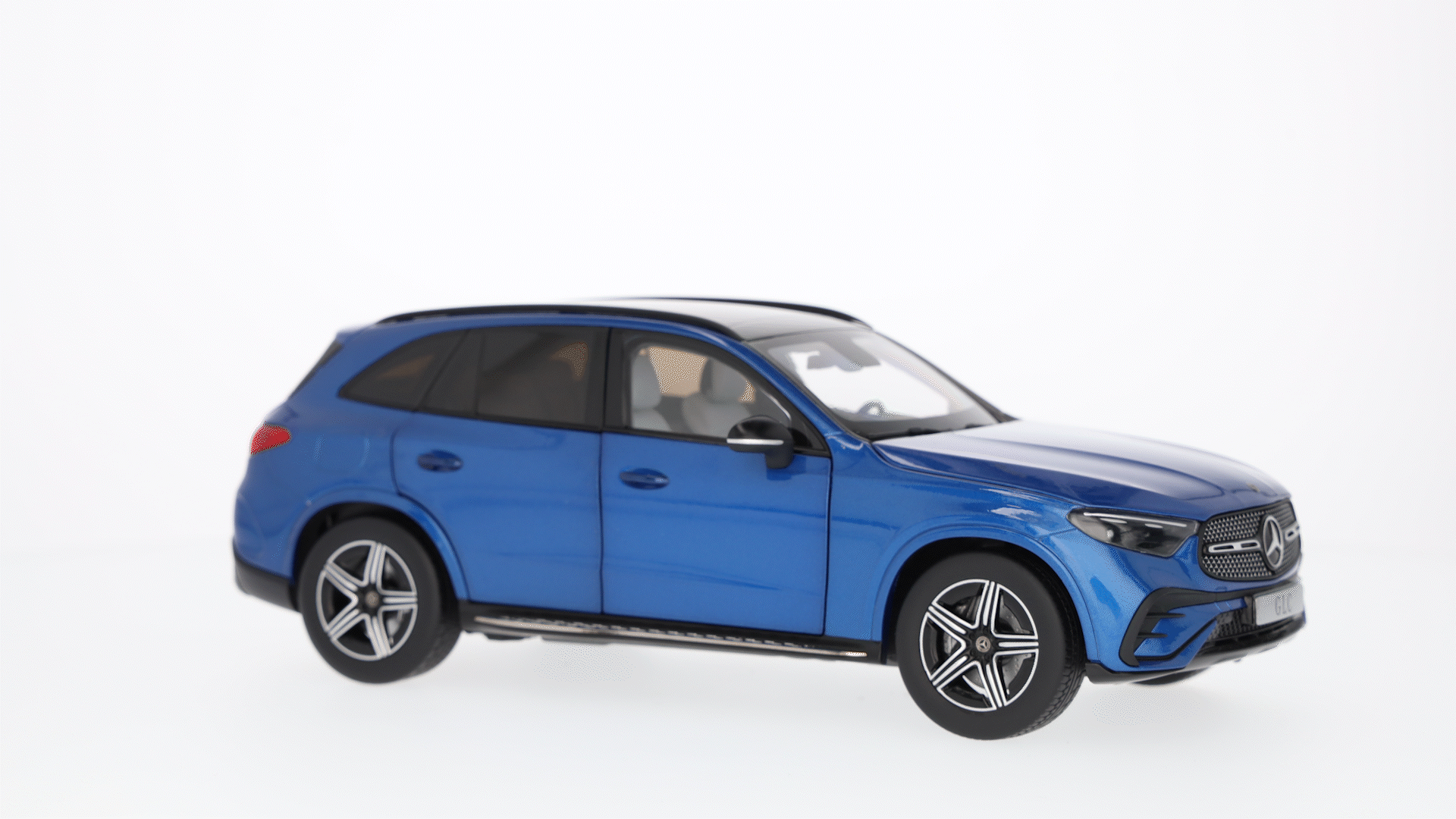 GLC, AMG Line, X254 - niebieski widmowy, iScale, 1:18