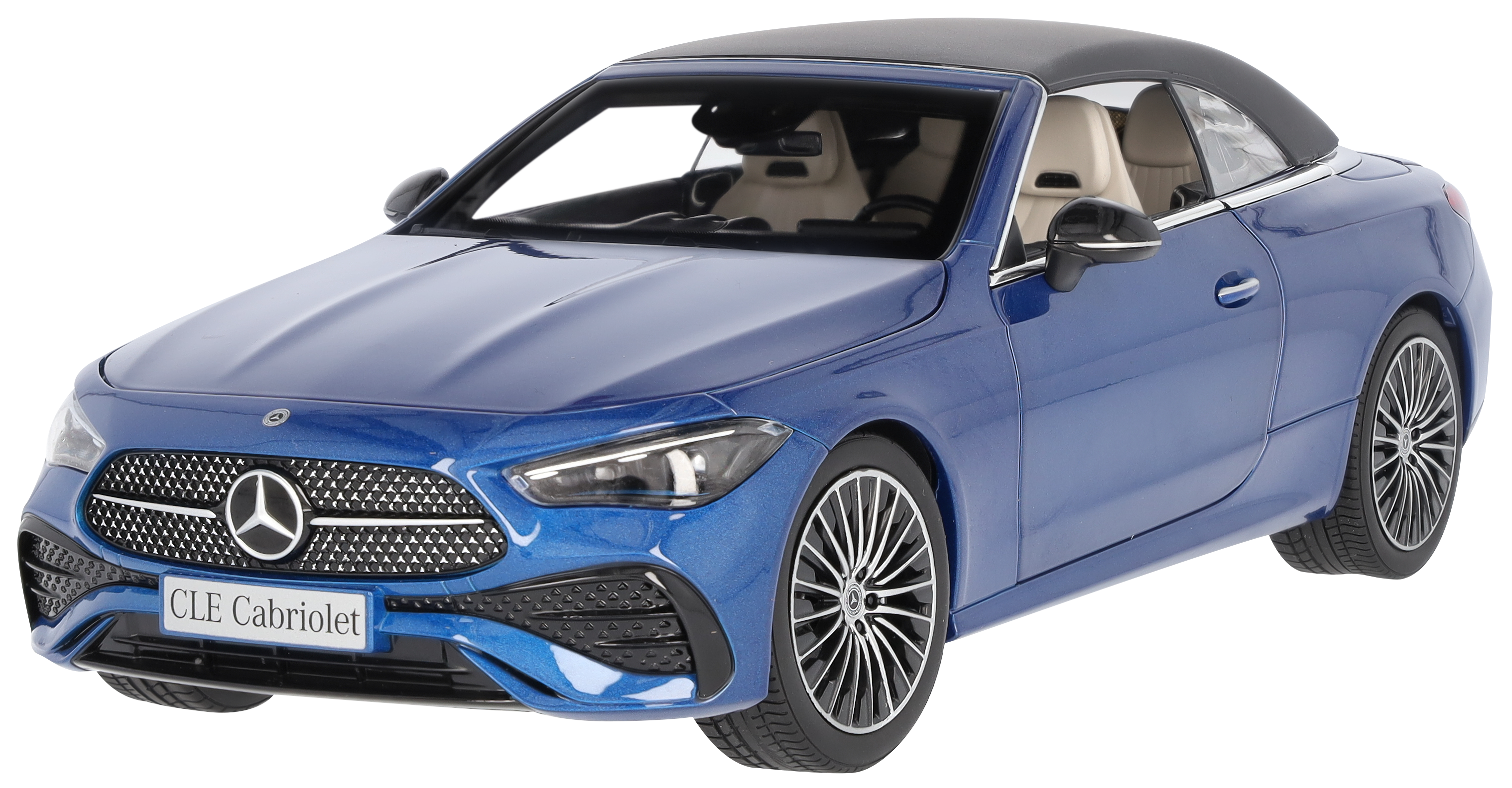 CLE Cabriolet, AMG Line, A236 - niebieski widmowy, Norev, 1:18