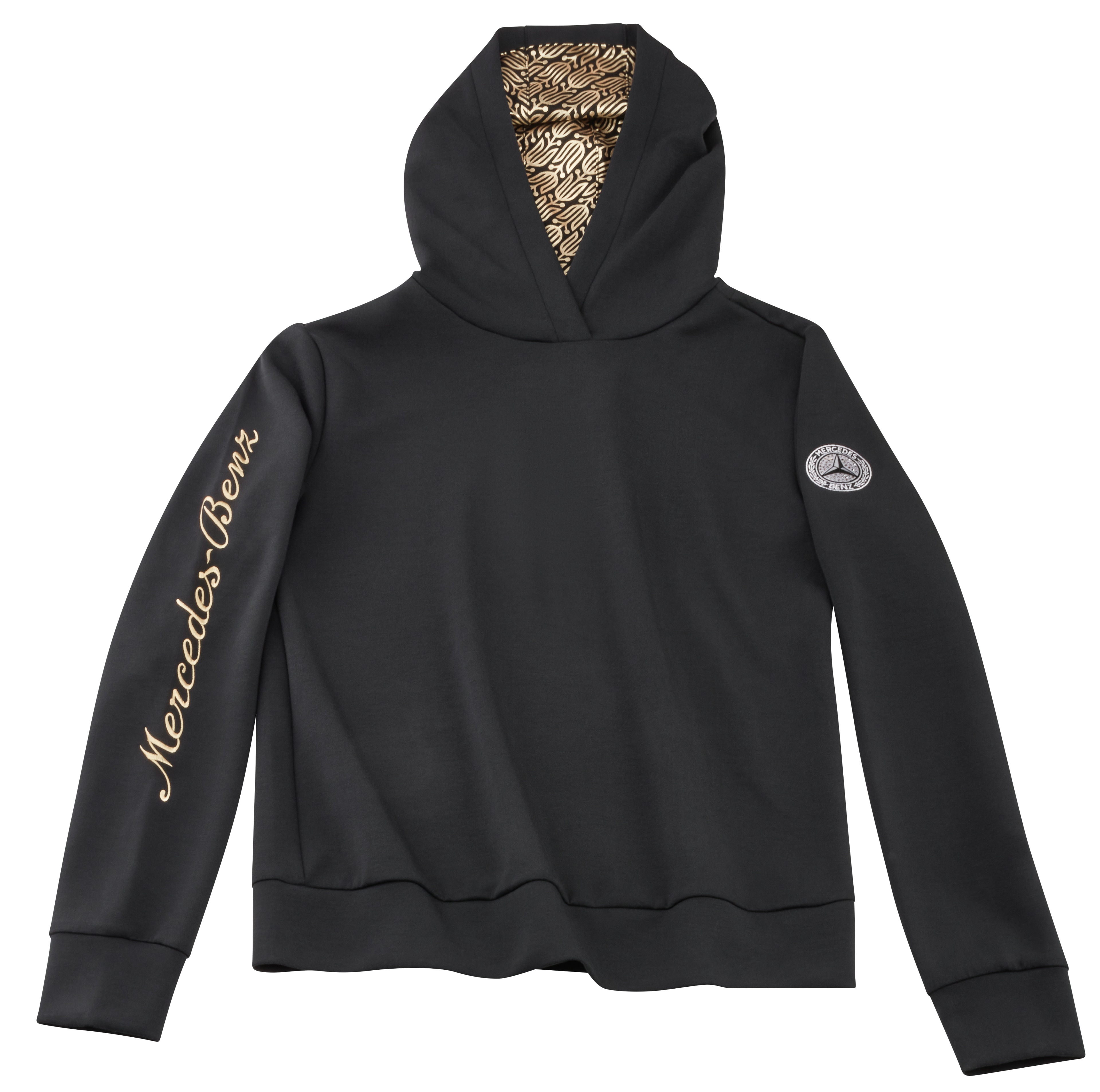 Bluza damska z kapturem - czerń, XS