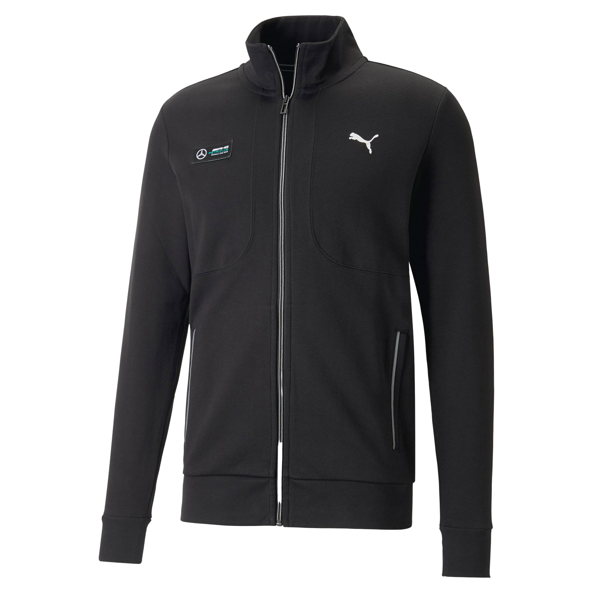 Męska bluza dresowa, Mercedes-AMG F1 - czerń, XS