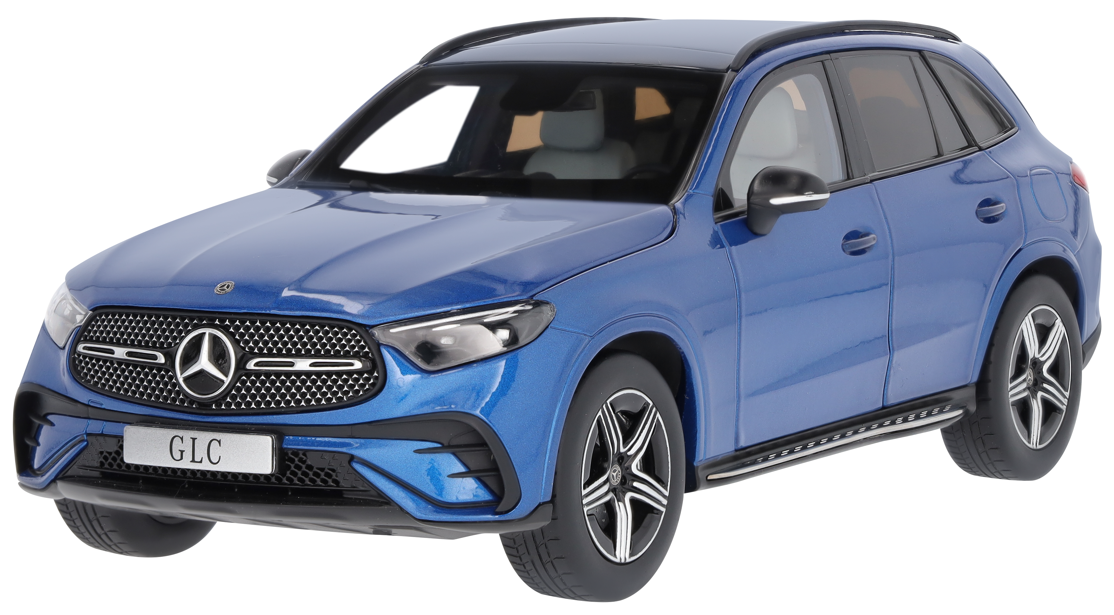 GLC, AMG Line, X254 - niebieski widmowy, iScale, 1:18