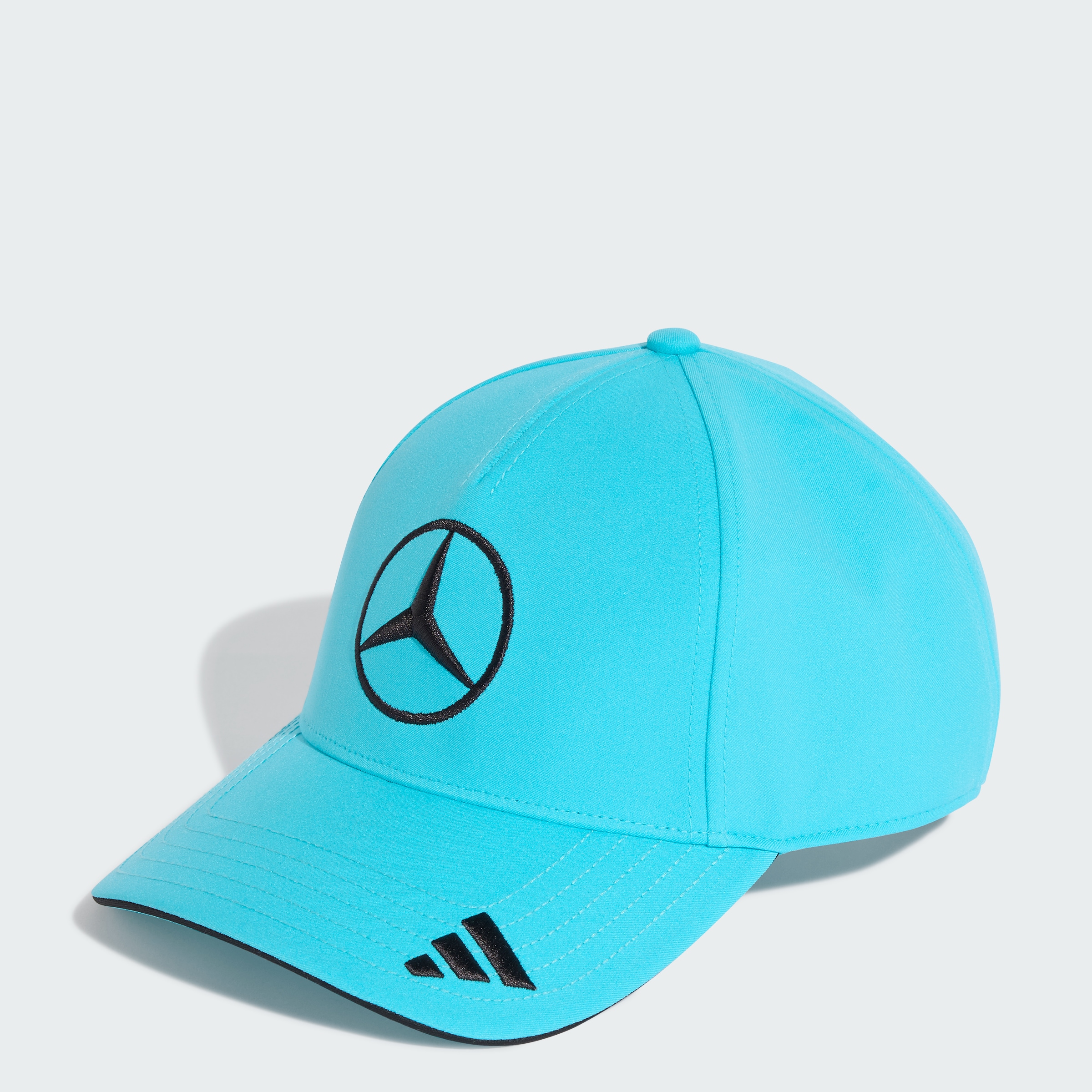 Czapka, George Russell, Mercedes-AMG F1 - niebieski, poliester (z recyklingu)