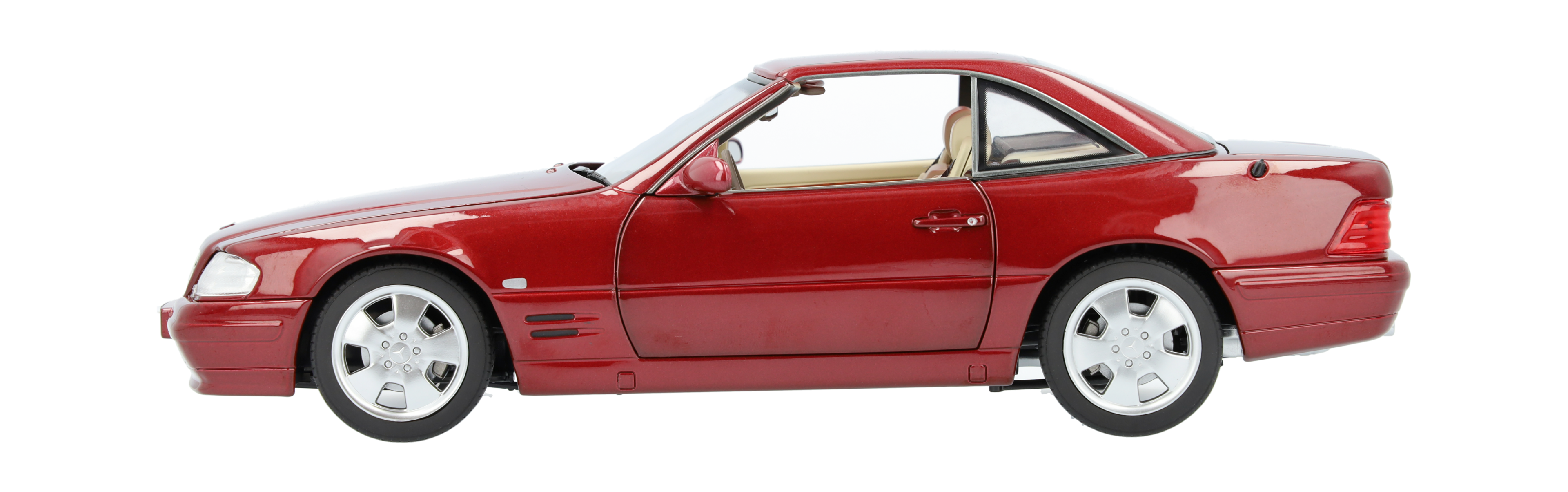 SL 500 R129 (1998-2001) - czerwień bursztynowa, Norev, 1:18