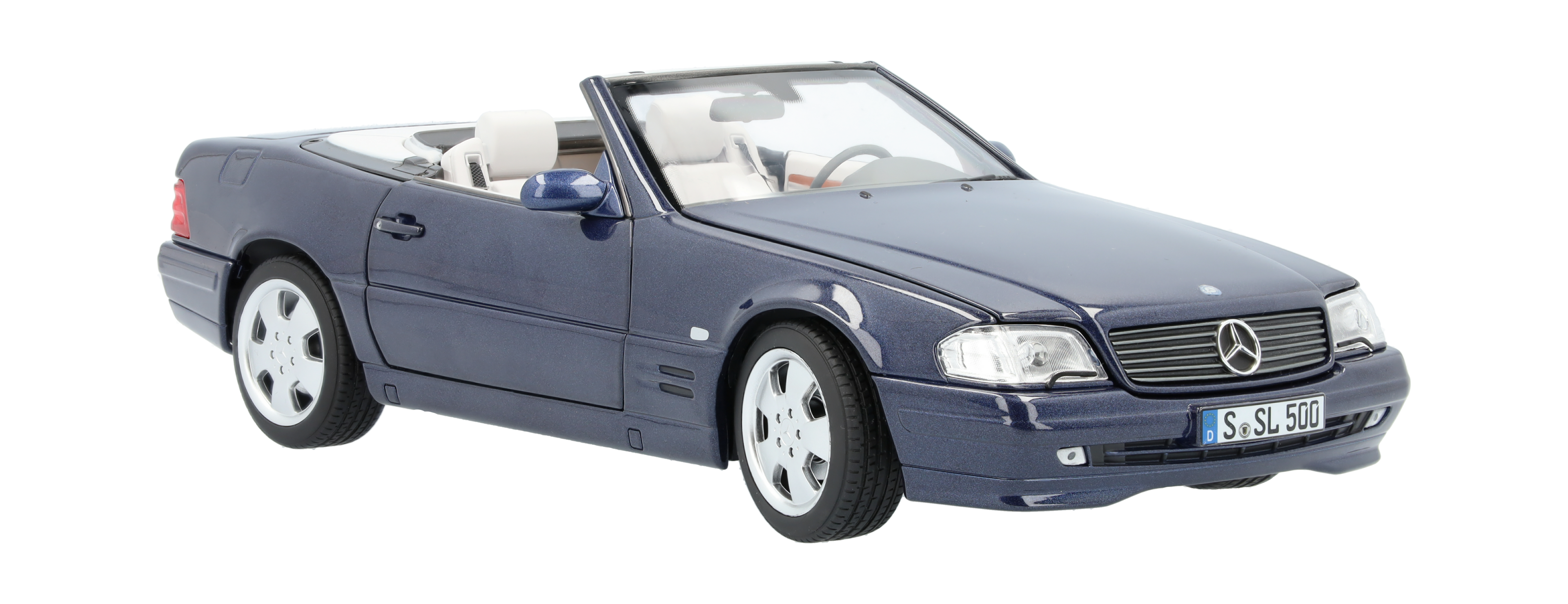 SL 500 R129 (1998-2001) - błękit lazurowy, Norev, 1:18