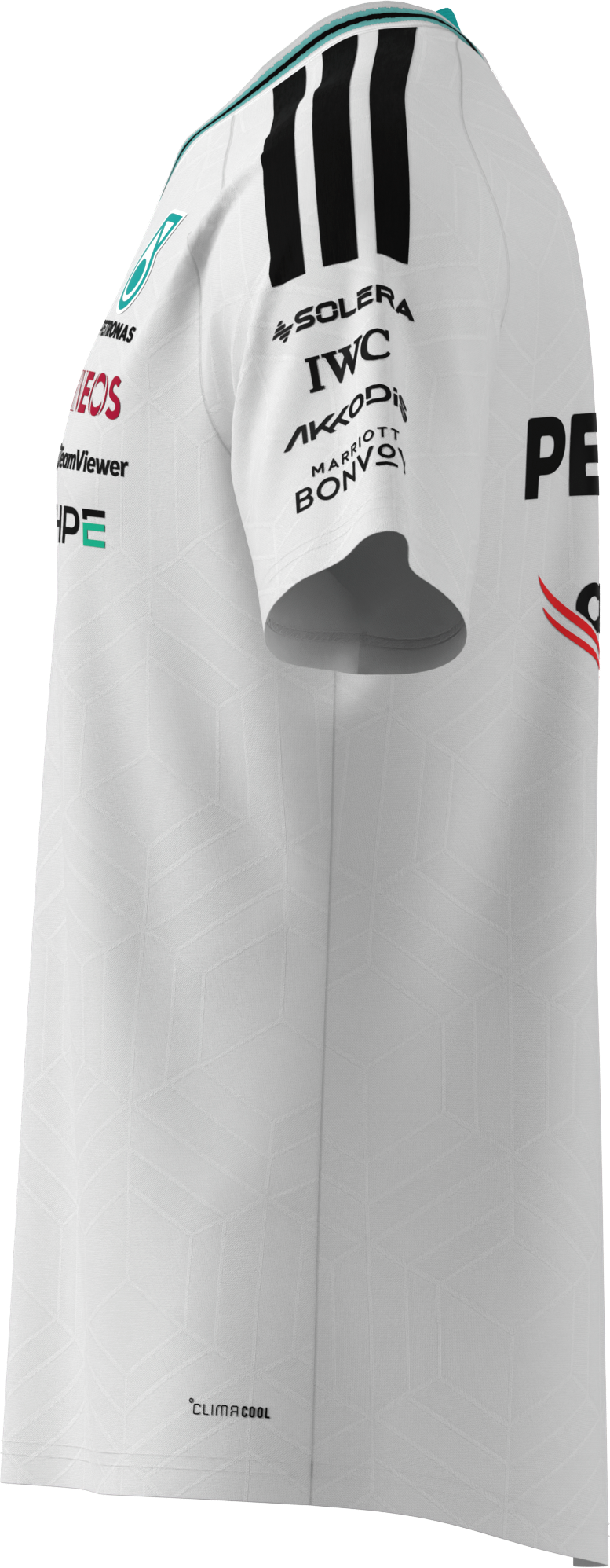 T-shirt męski, Authentic dla kierowcy, Mercedes-AMG F1 - biały, L