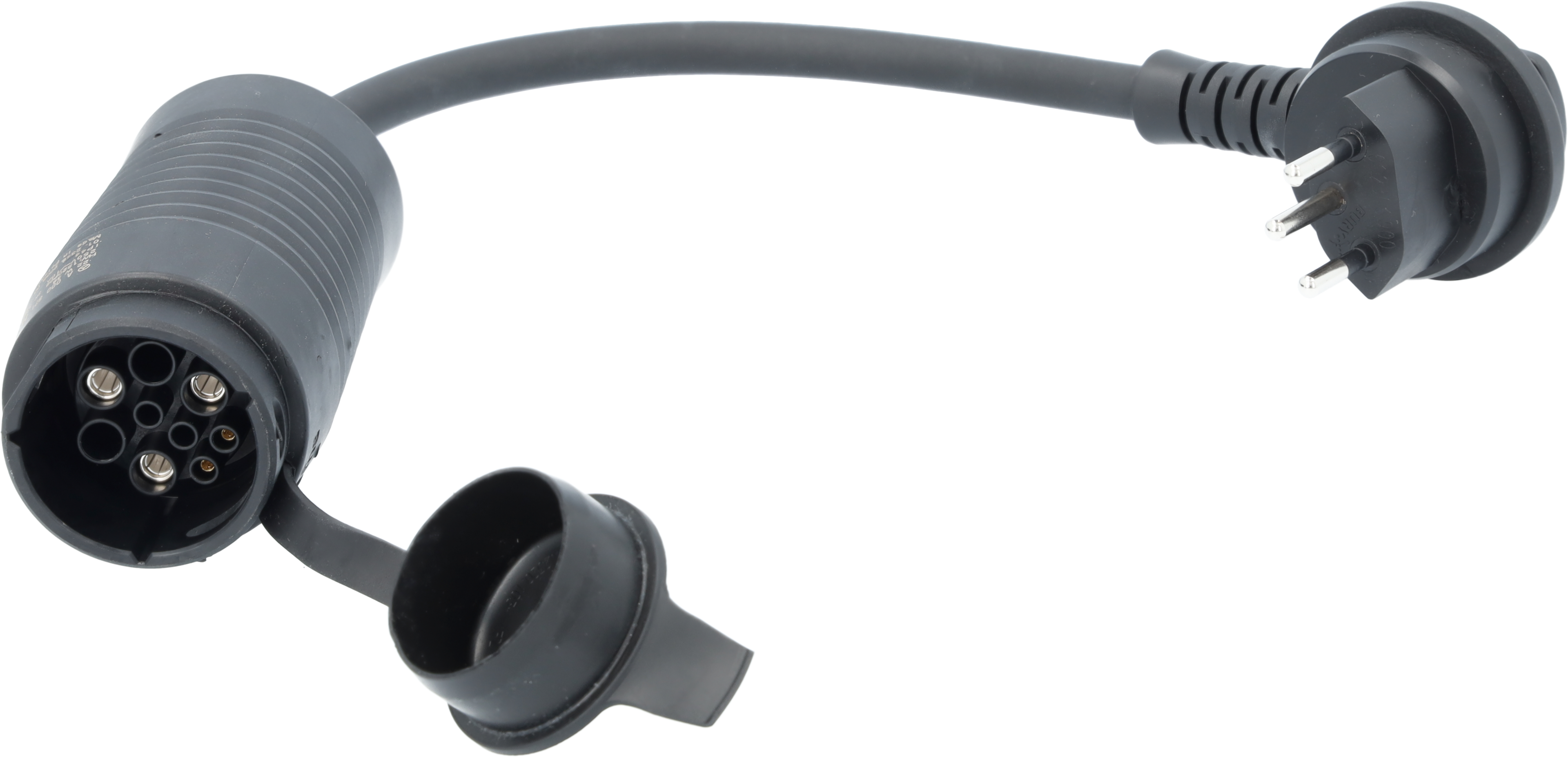 Elastyczny system ładowania Pro, Adapter, T13 (CH) - tworzywo sztuczne, czerń, kierownica z lewej/prawej strony