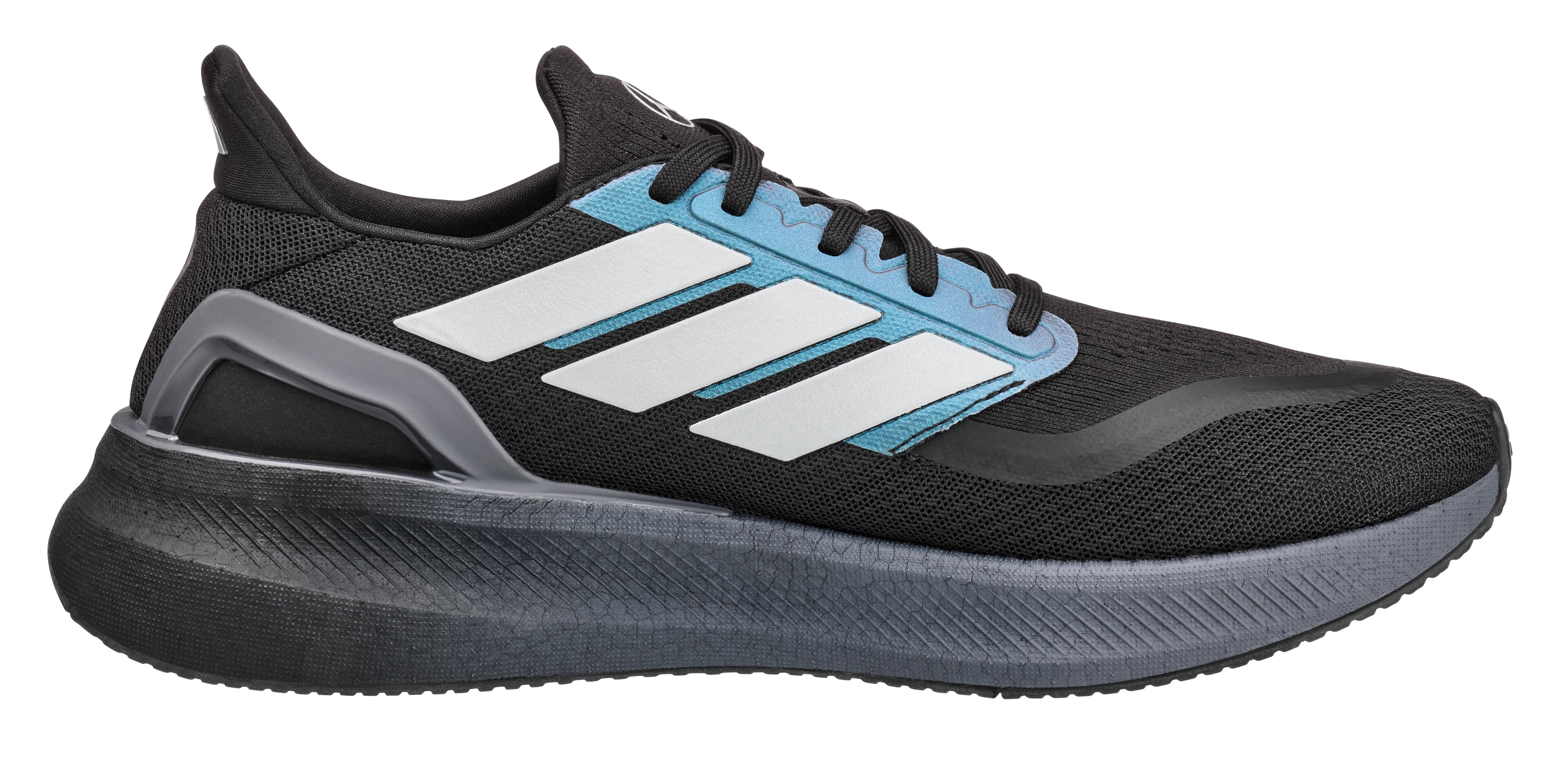 Buty do biegania, Pureboost 5 - czerń / ciemnoszary, 6,5, adidas