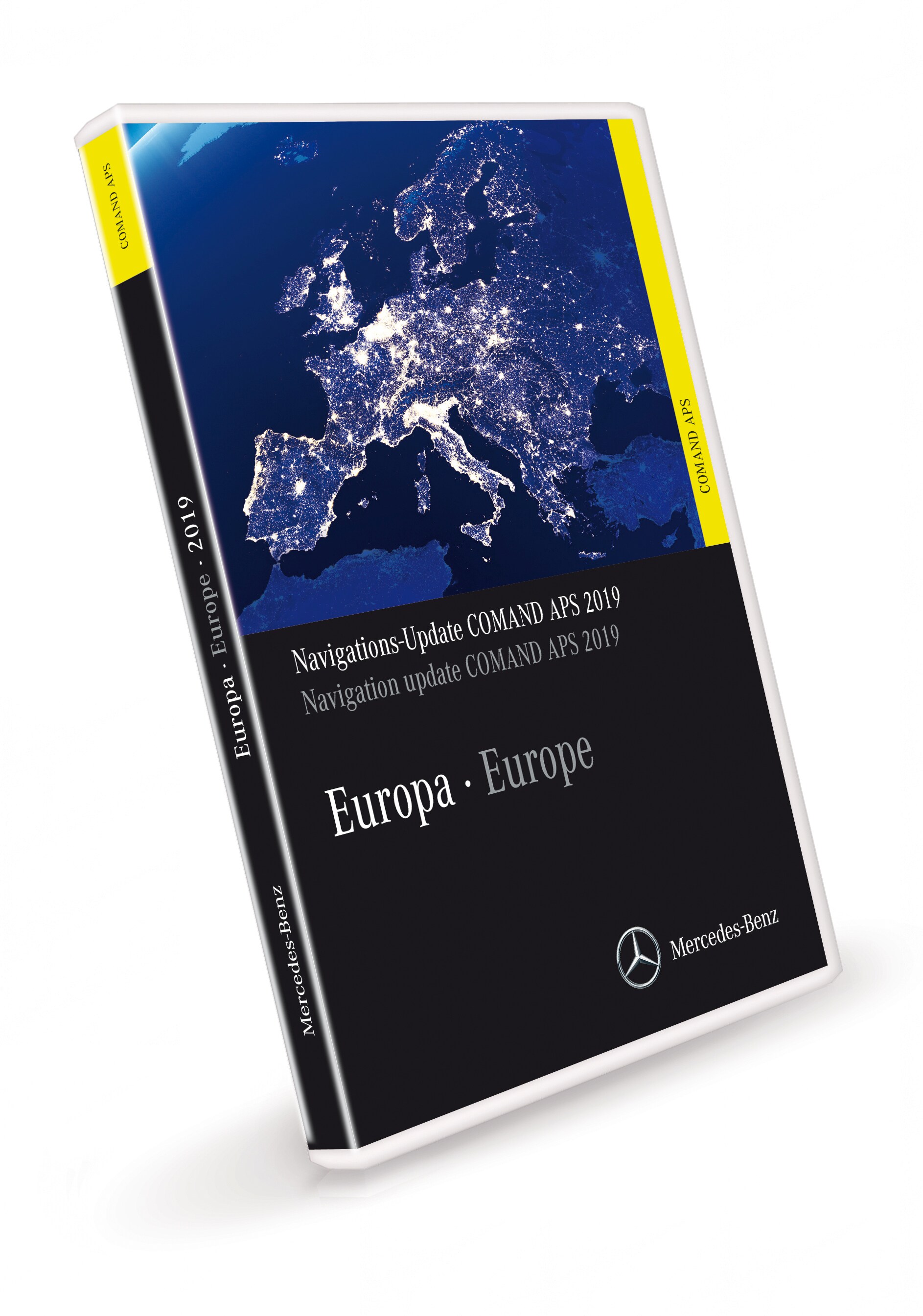 Aktualizacja nawigacji, COMAND APS, Europa, Wersja 2018/2019, - WERSJA FINALNA - żółty cytrusowy, NTG2.5