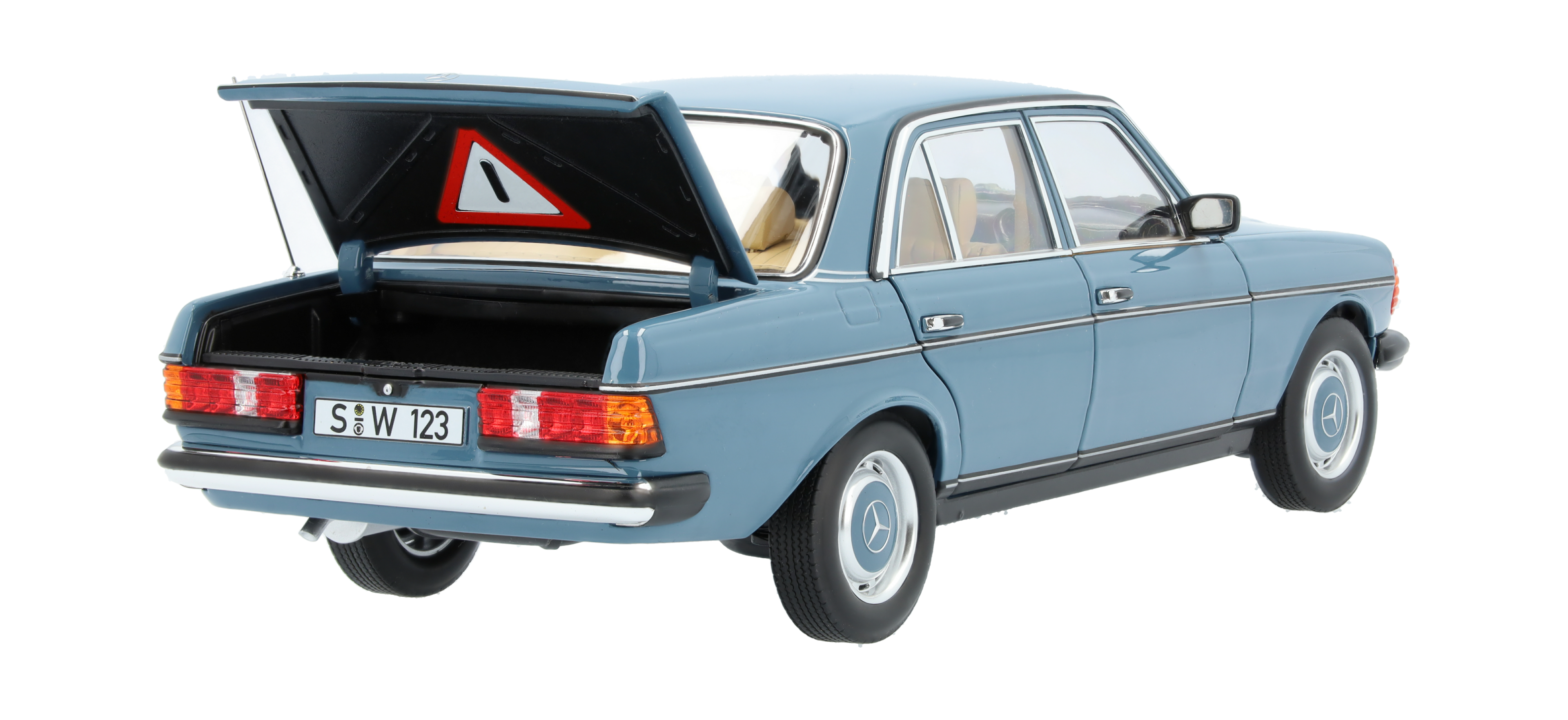 200 W123 (1980-1985) - niebieski, Norev, 1:18