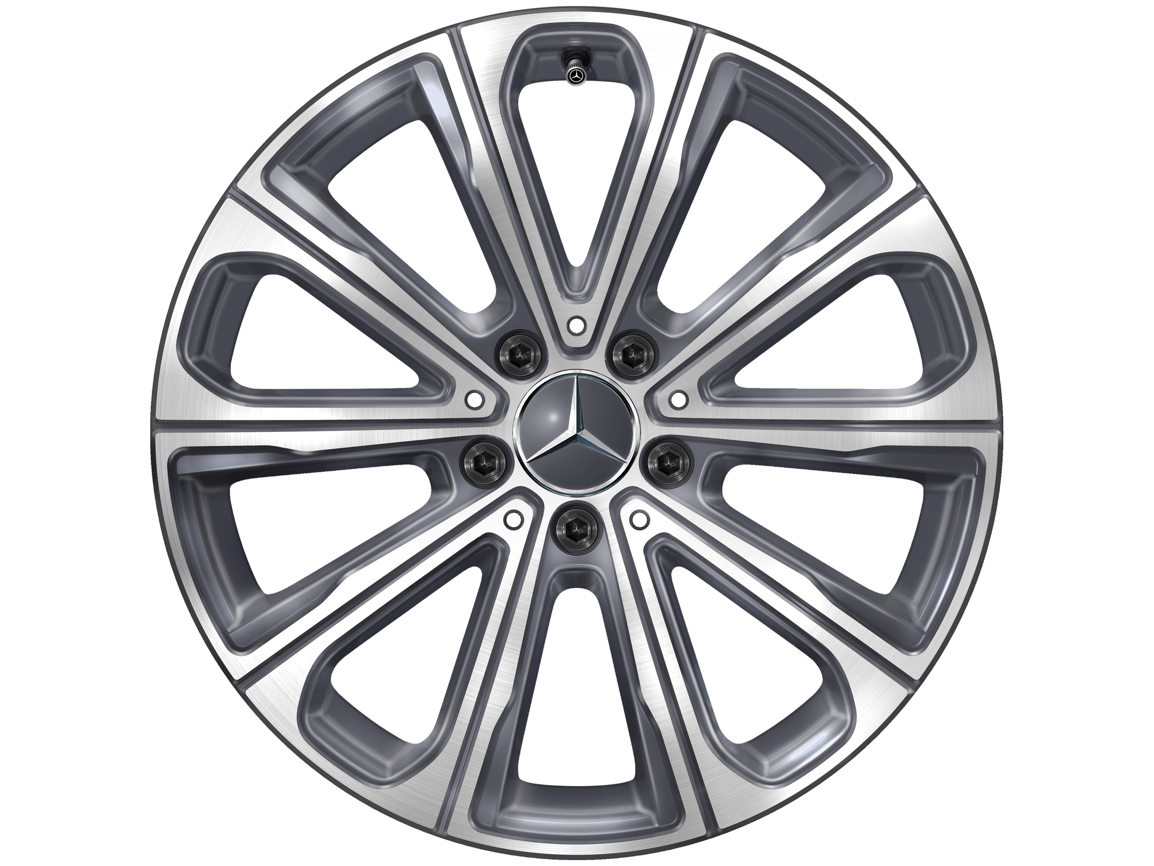 Obręcz 10-ramienna, 45,7 cm (18 cali) - 8 J x 18 ET 32,5, tremolit-metallic, toczone na połysk