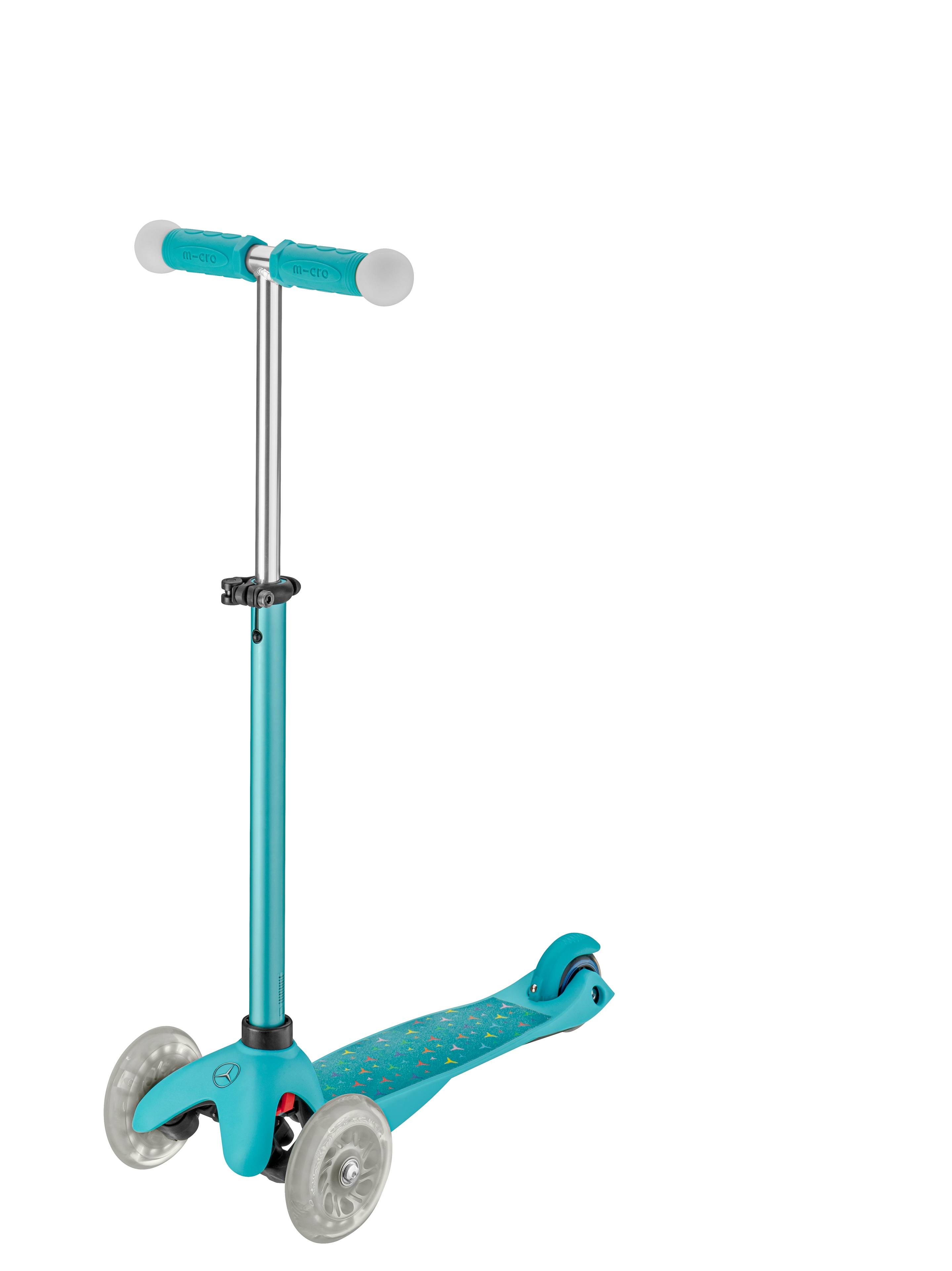 Hulajnoga dla dzieci, 4 w 1 - miętowy / czerń, aluminium / tworzywo sztuczne, Micro Mobility