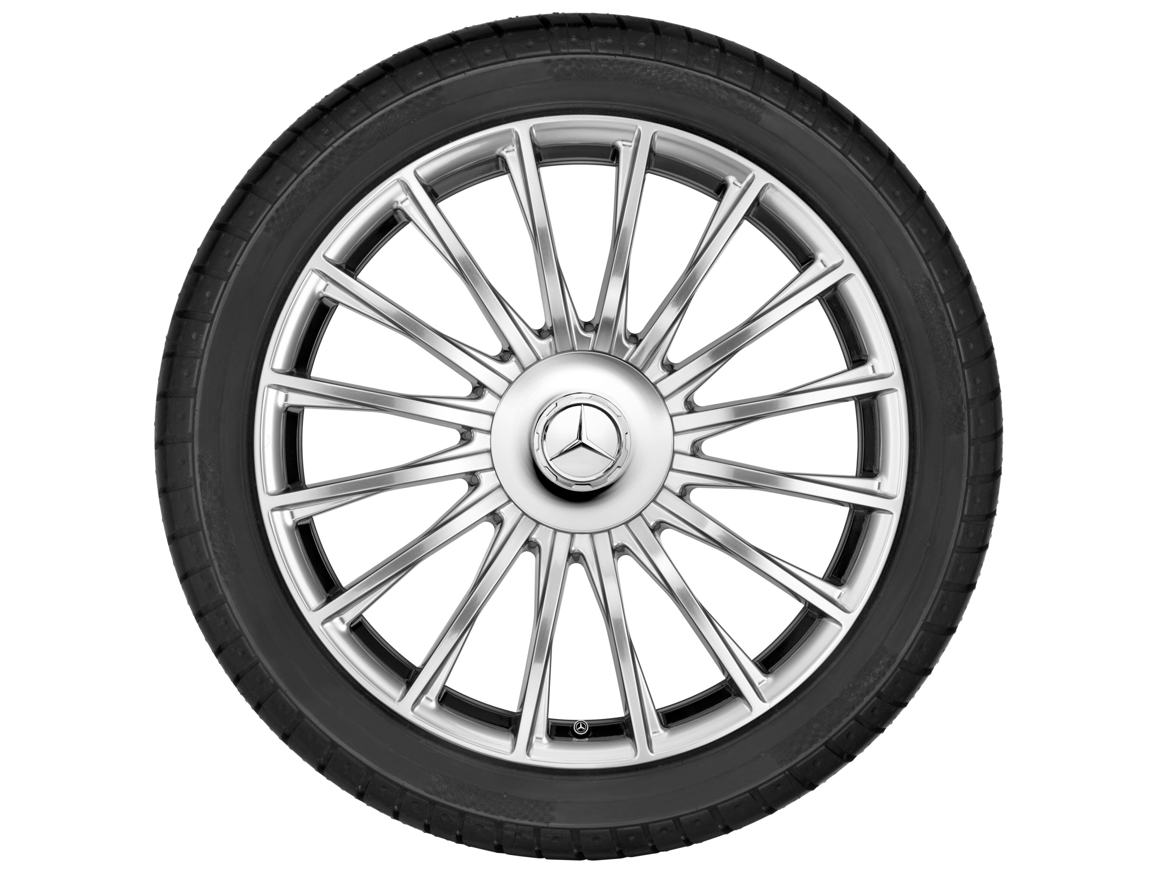 Obręcz wieloramienna, 50,8 cm (20 cali) - 8,5 J x 20 ET 38, srebrny, polerowane
