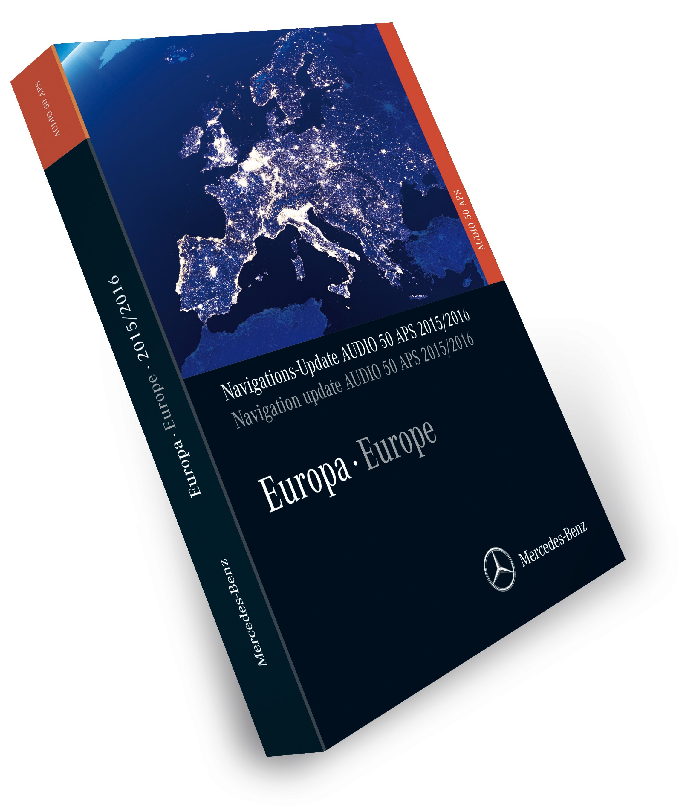 Aktualizacja nawigacji, Audio 50 APS, Europa, Wersja 2015/2016 - łososiowy, NTG4-212