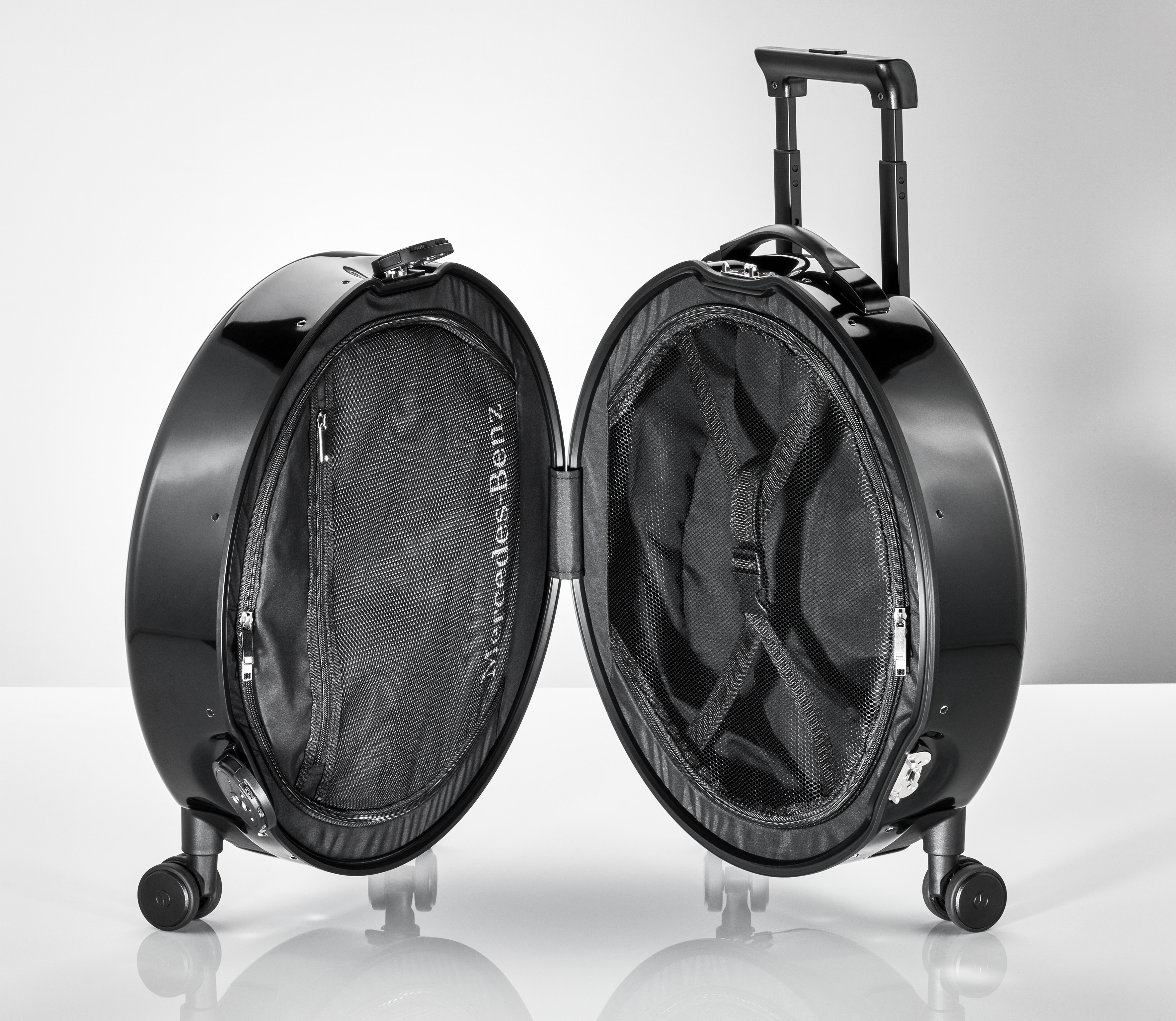 Walizka, G-Class - czerń, poliwęglan / poliester, 45 l