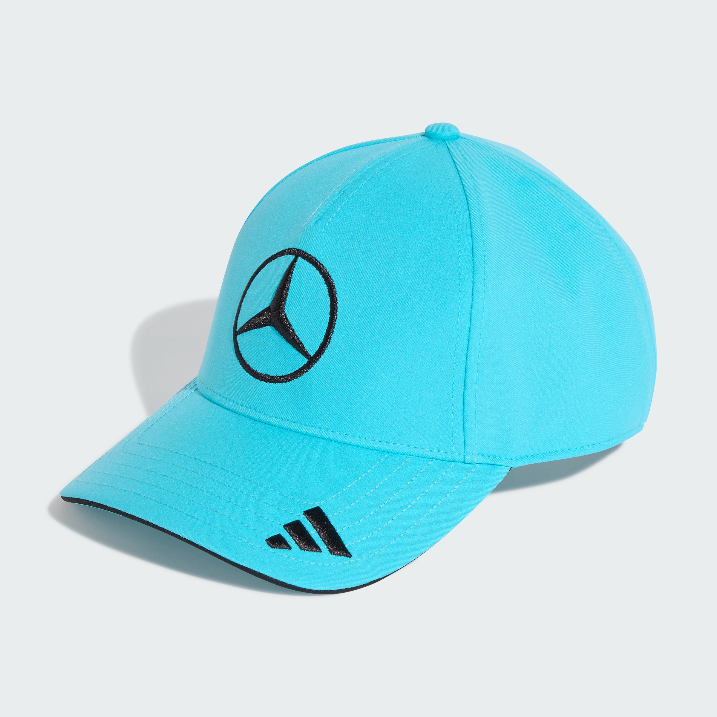 Czapka, George Russell, Mercedes-AMG F1 - niebieski, poliester (z recyklingu)