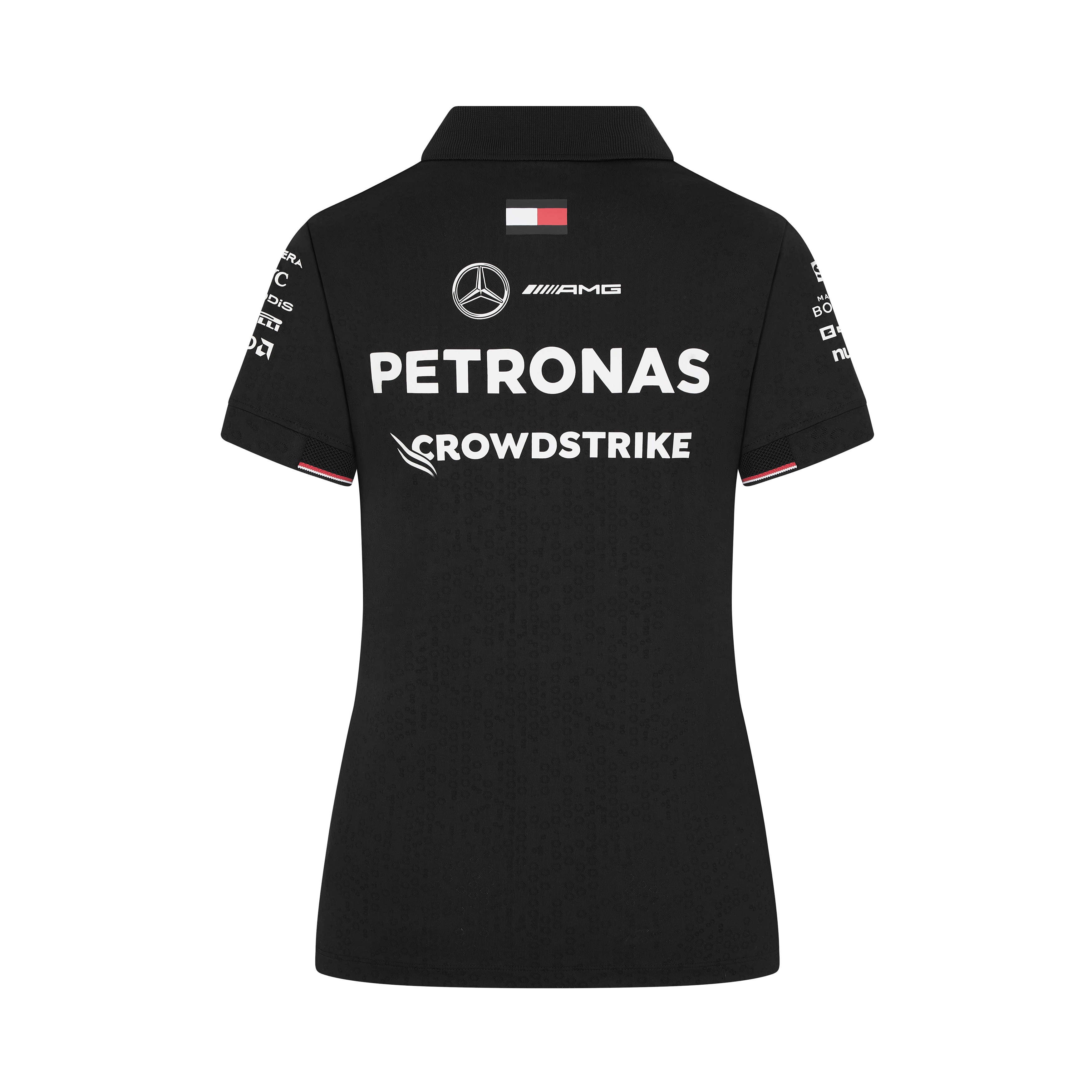 Damska koszulka polo, Team, Mercedes-AMG F1 - czerń, XL
