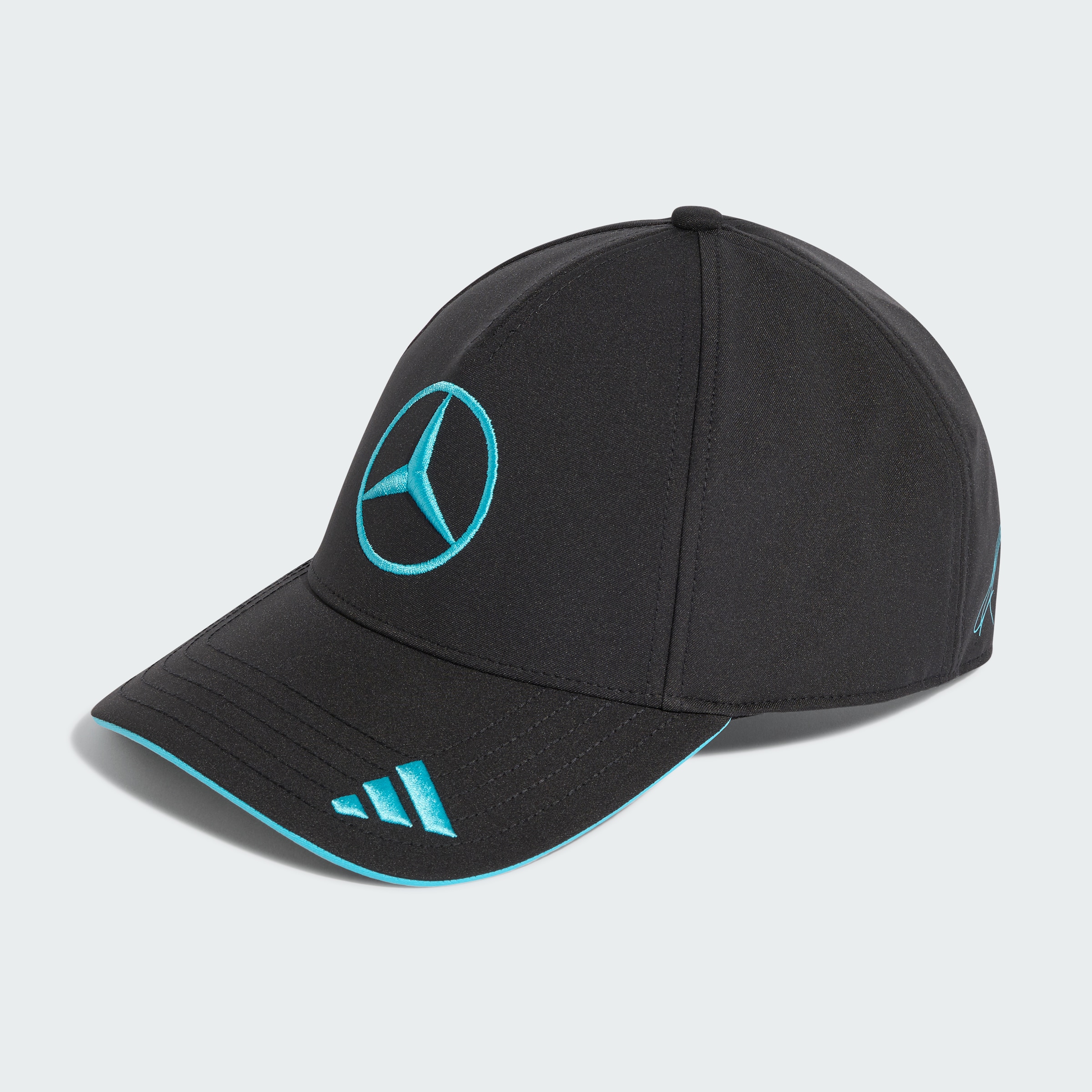 Czapka, George Russell, Mercedes-AMG F1 - czerń, poliester (z recyklingu)