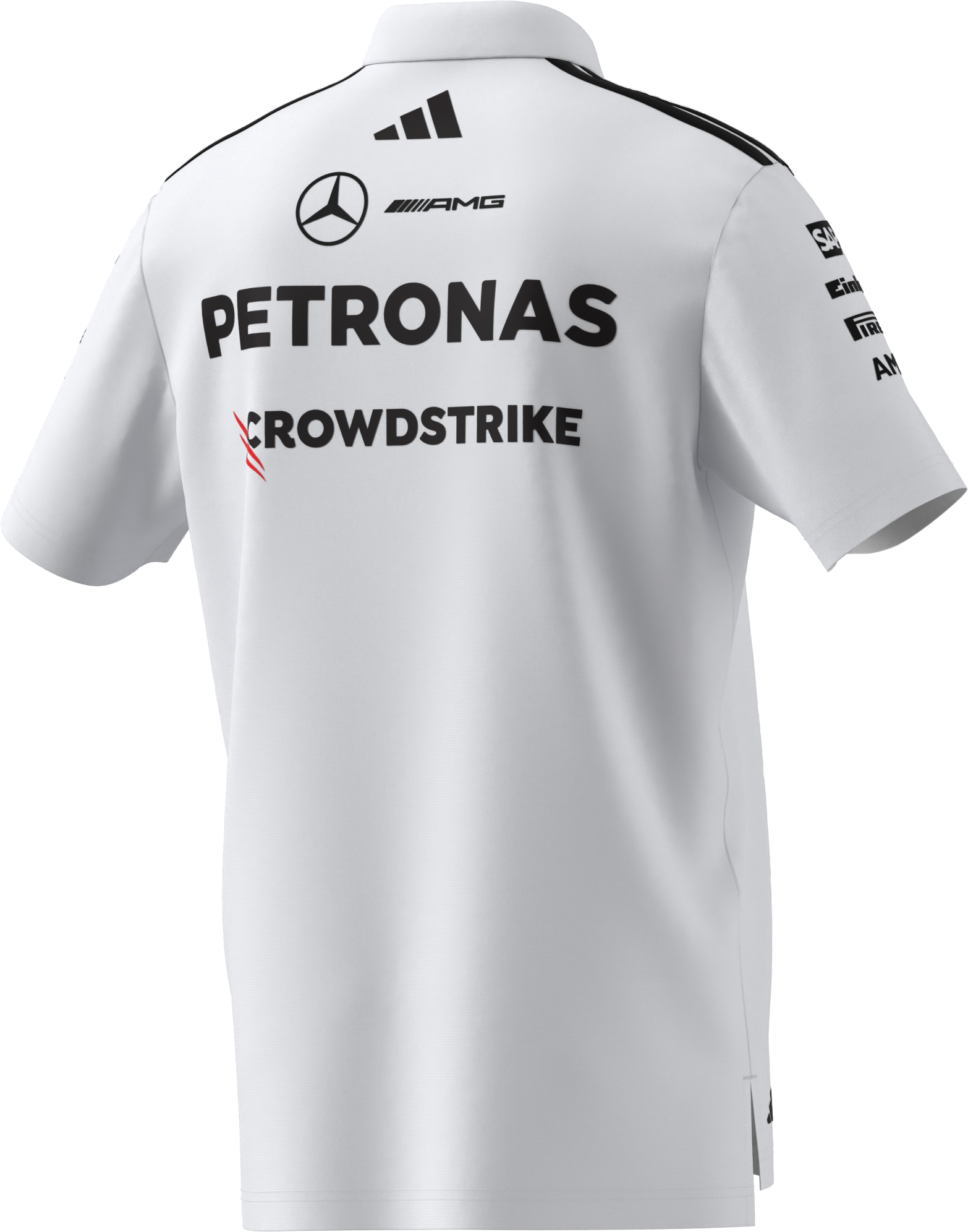 Męska koszulka polo, Team, Mercedes-AMG F1 - biały, L