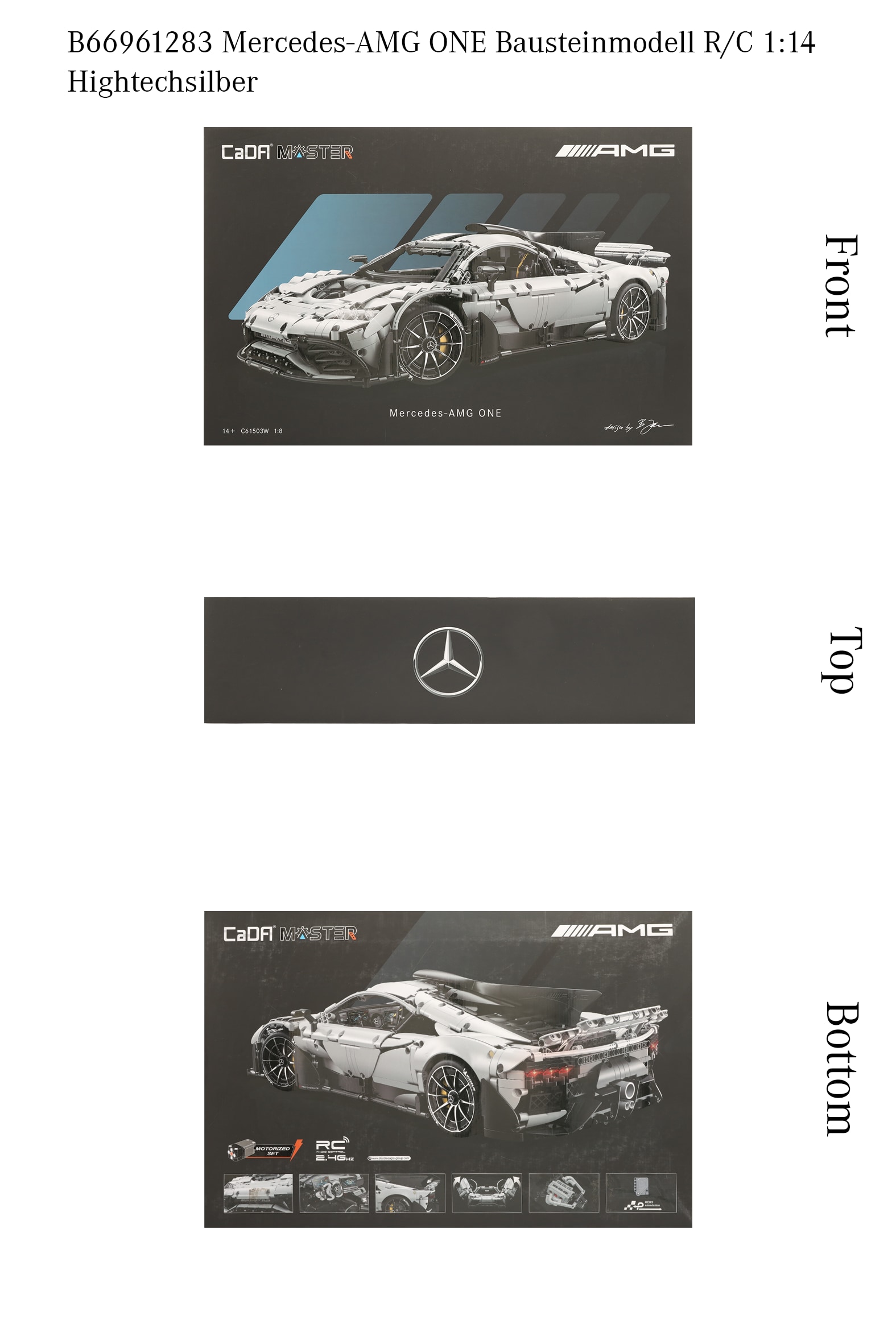 Mercedes-AMG ONE, Element zaciskowy do modelu R/C, . - biały, CaDa, 1:8
