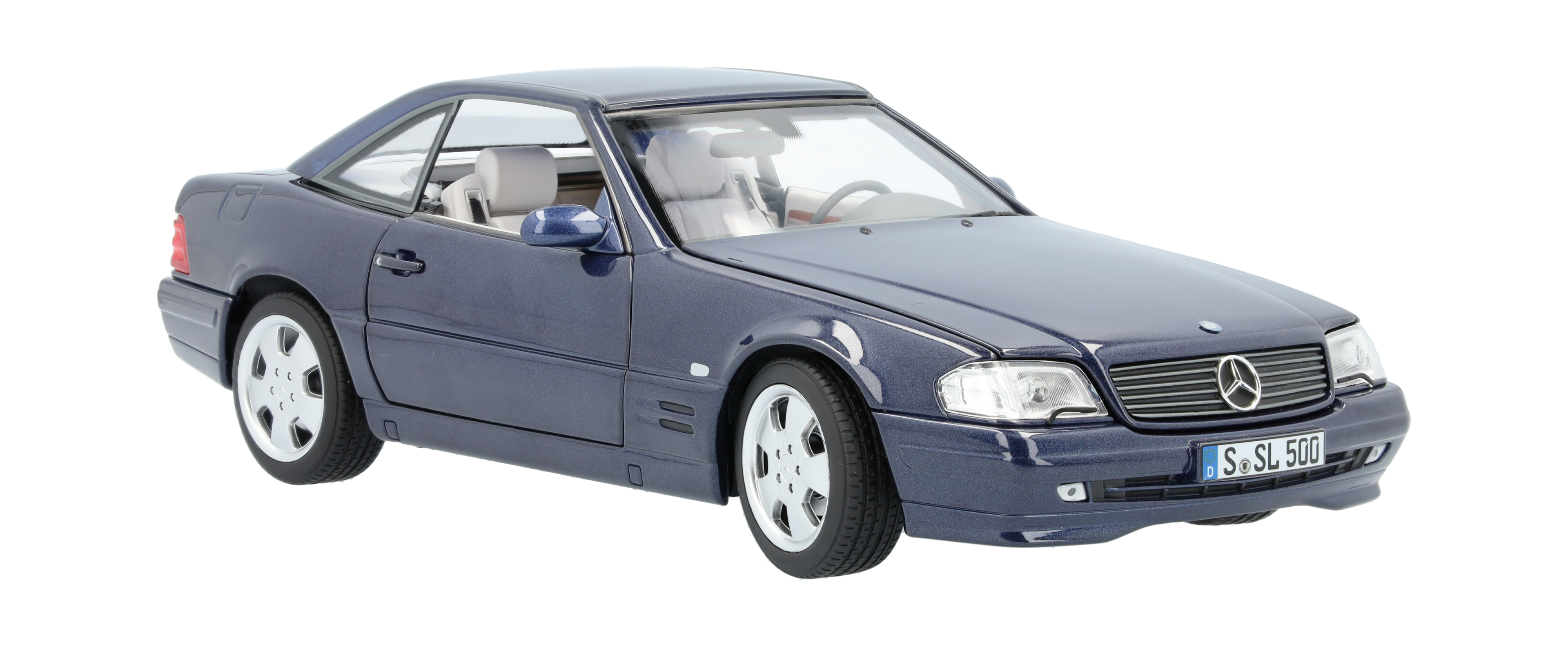 SL 500 R129 (1998-2001) - błękit lazurowy, Norev, 1:18