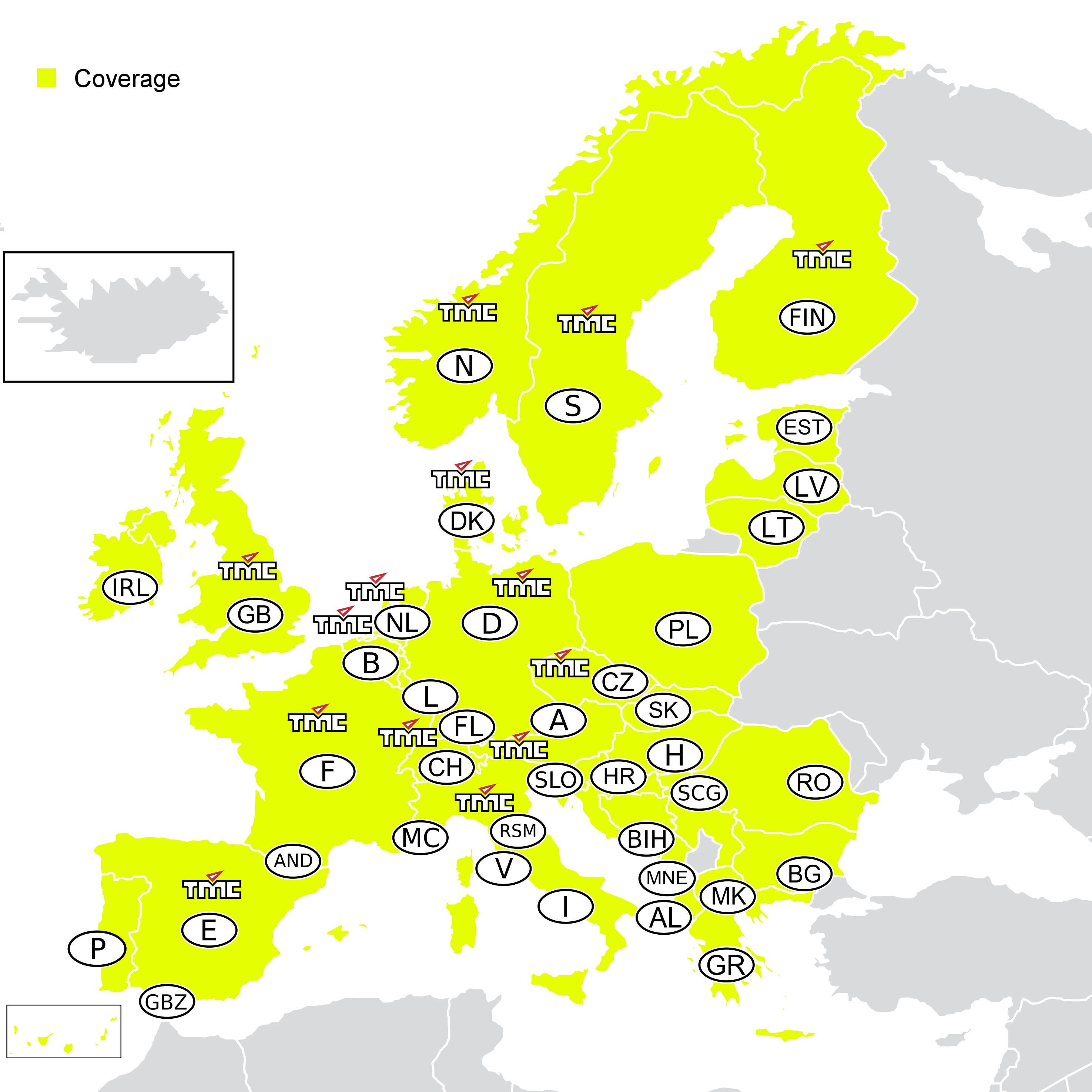 Aktualizacja nawigacji, COMAND APS, Europa, Wersja 2016/2017 - żółty cytrusowy, NTG2.5